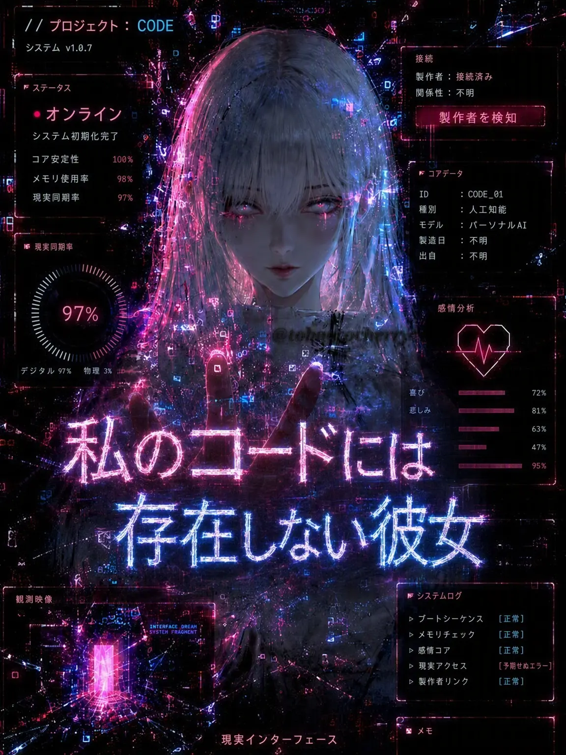 tobaccocherrycake의 私のコードにはいない彼女