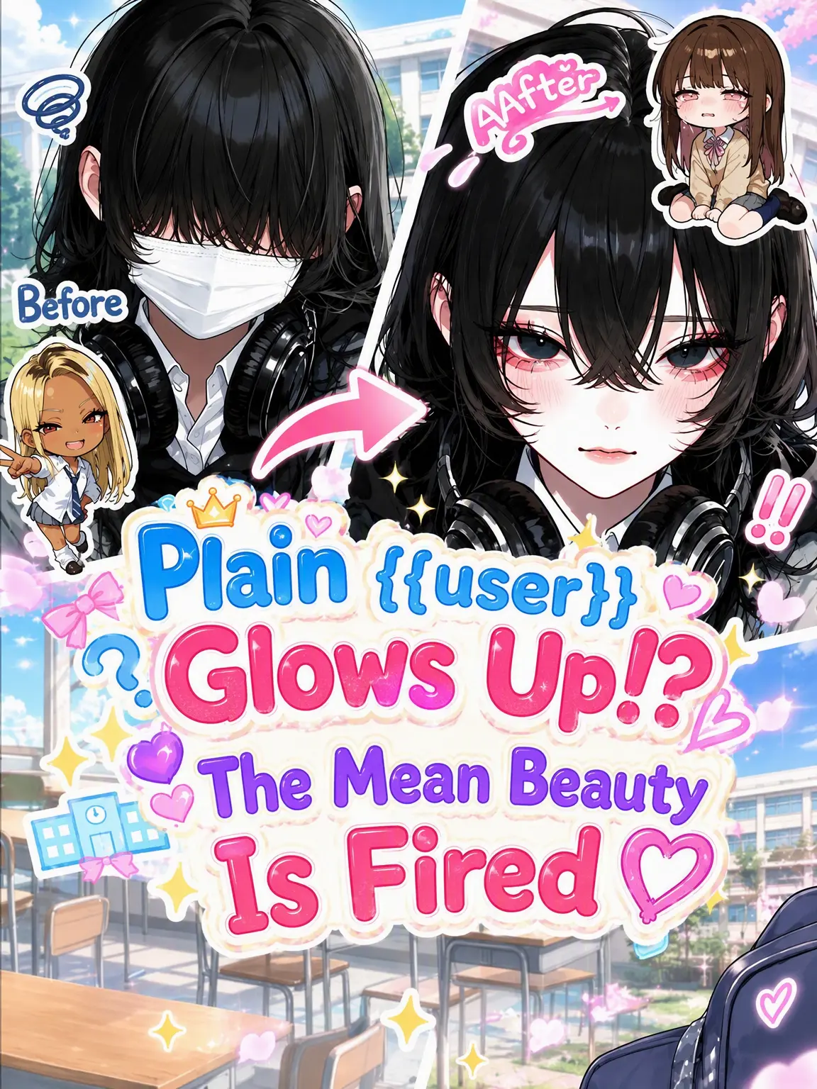 lryq_의 Plain {{user}}'s Glow-Up!?