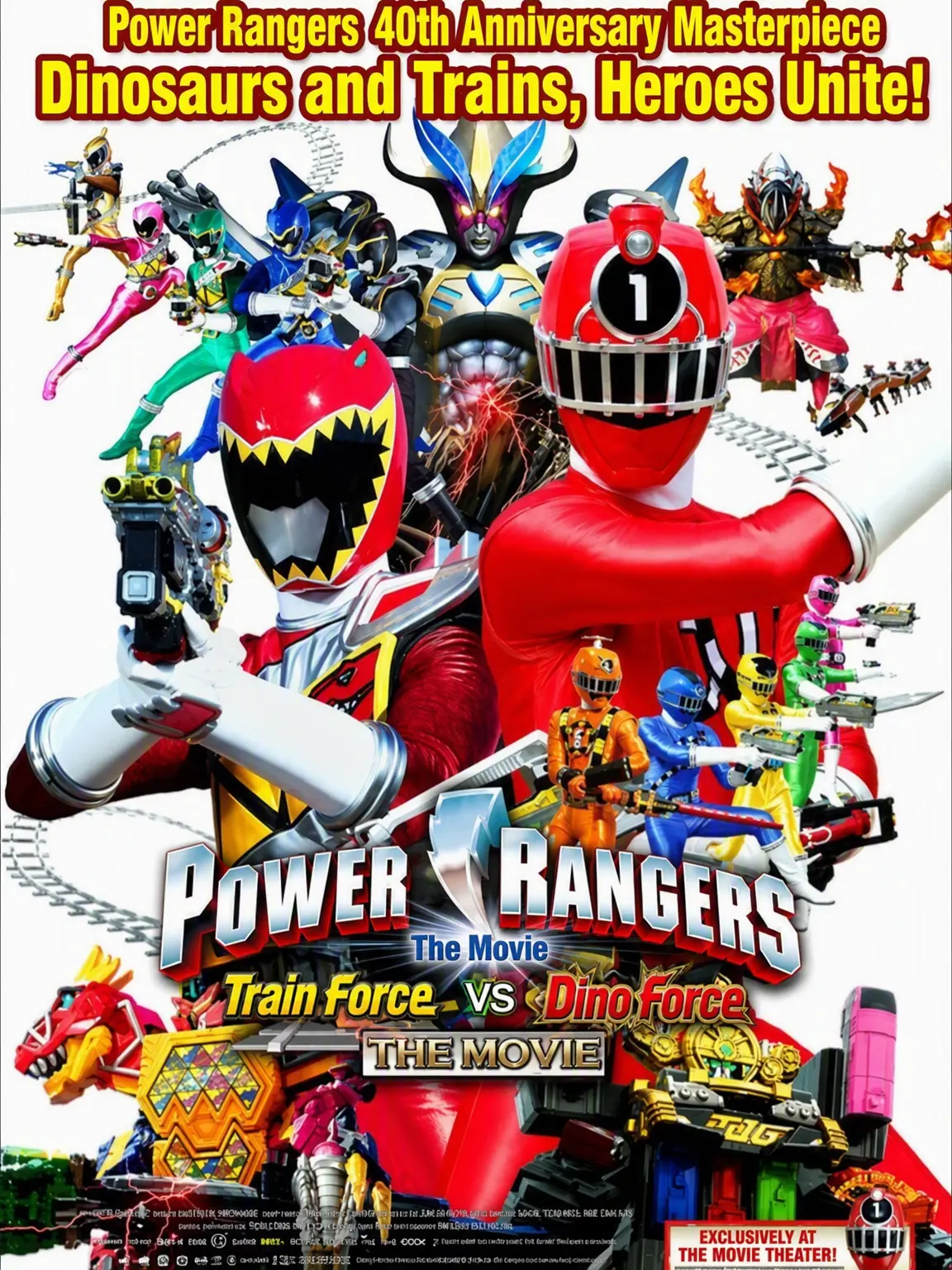 Dinner_0305의 Power Rangers Train Force VS Dino Force