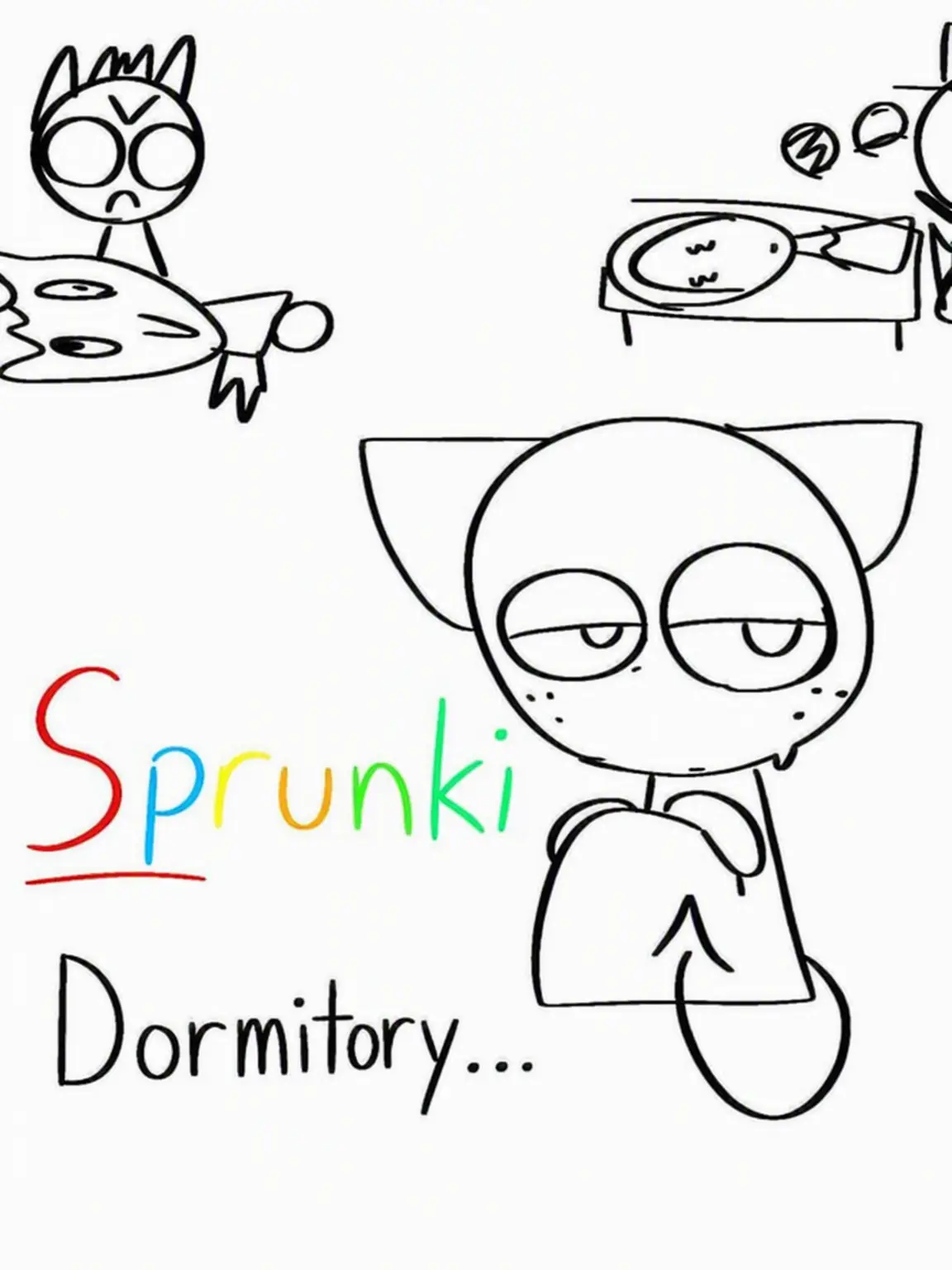 SpicyTrack0409의 Sprunki Dorms! (Sky excluded)