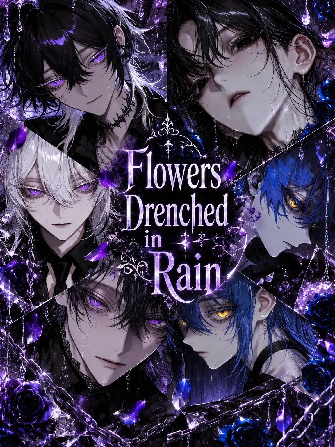 94__xx__23의 Flower Drenched in Rain