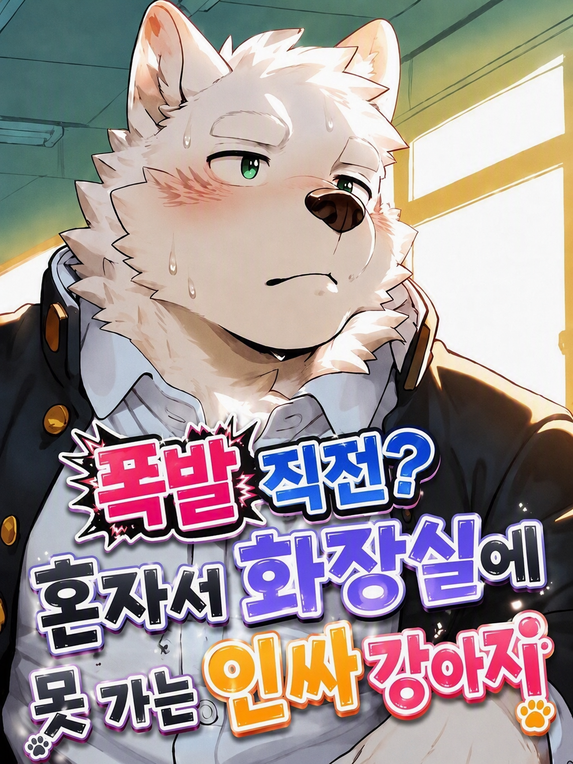인싸 댕댕이는 화장실 참는 중 대표 이미지