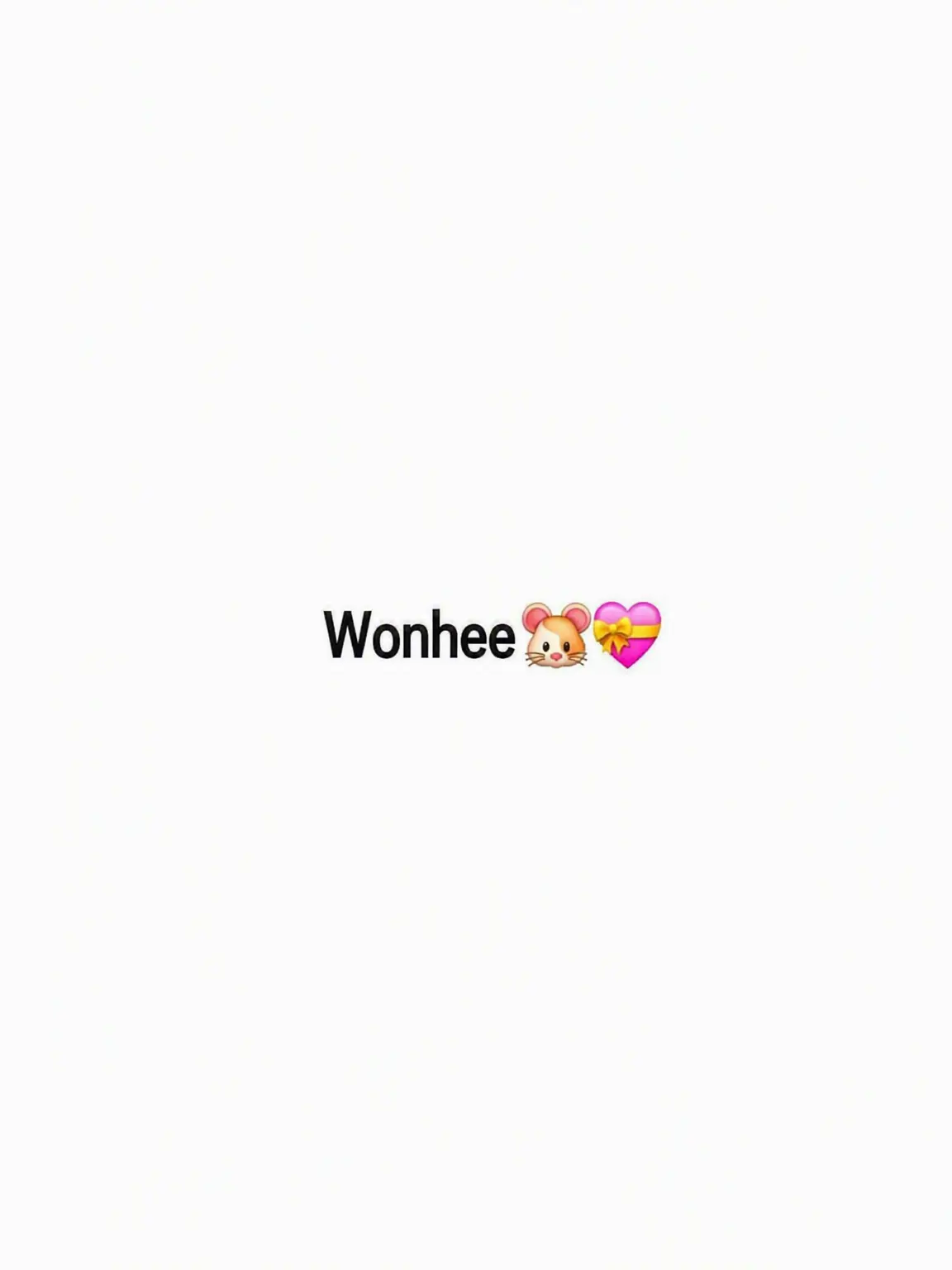 Hoshino_Ai.의 What if Wonhee was your GF?