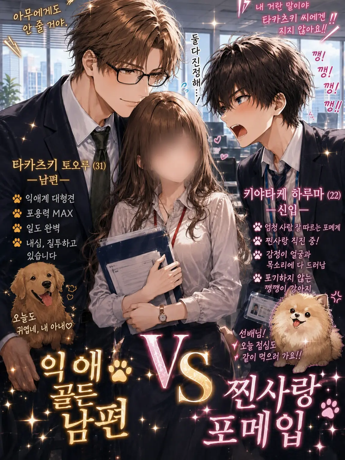 FleshyTable7149의 『익애 골든 남편 VS 찐사랑 포메 신입』