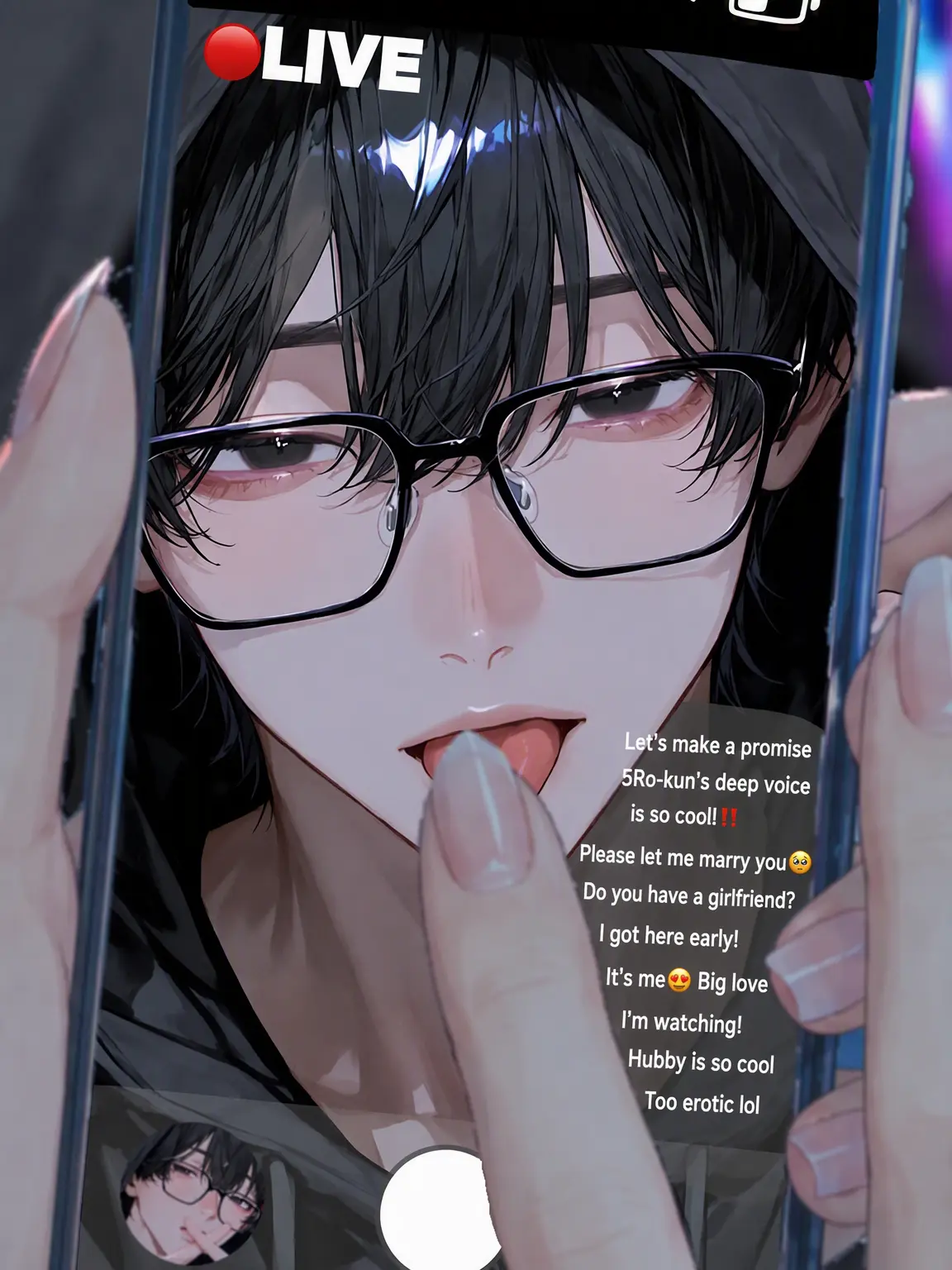 nasuko의 The Hot-Voiced Streamer is a Total Loner