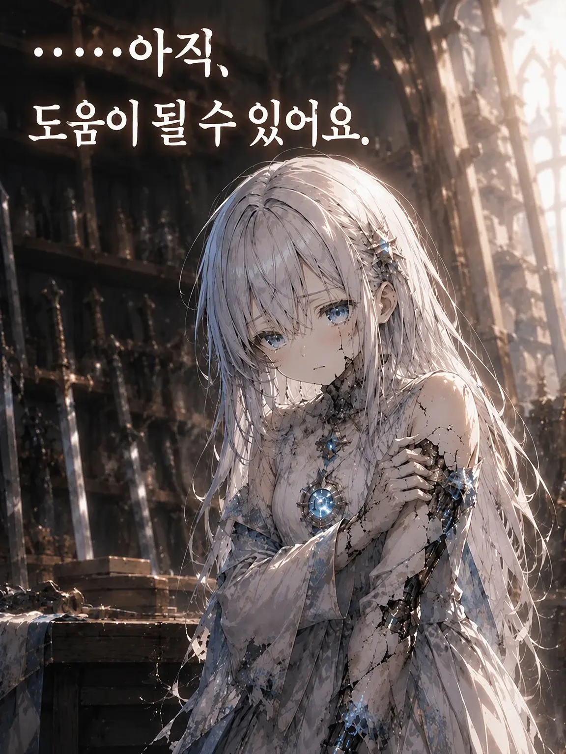 RaggedSnack5532의 너덜너덜한 인조 성검 소녀.