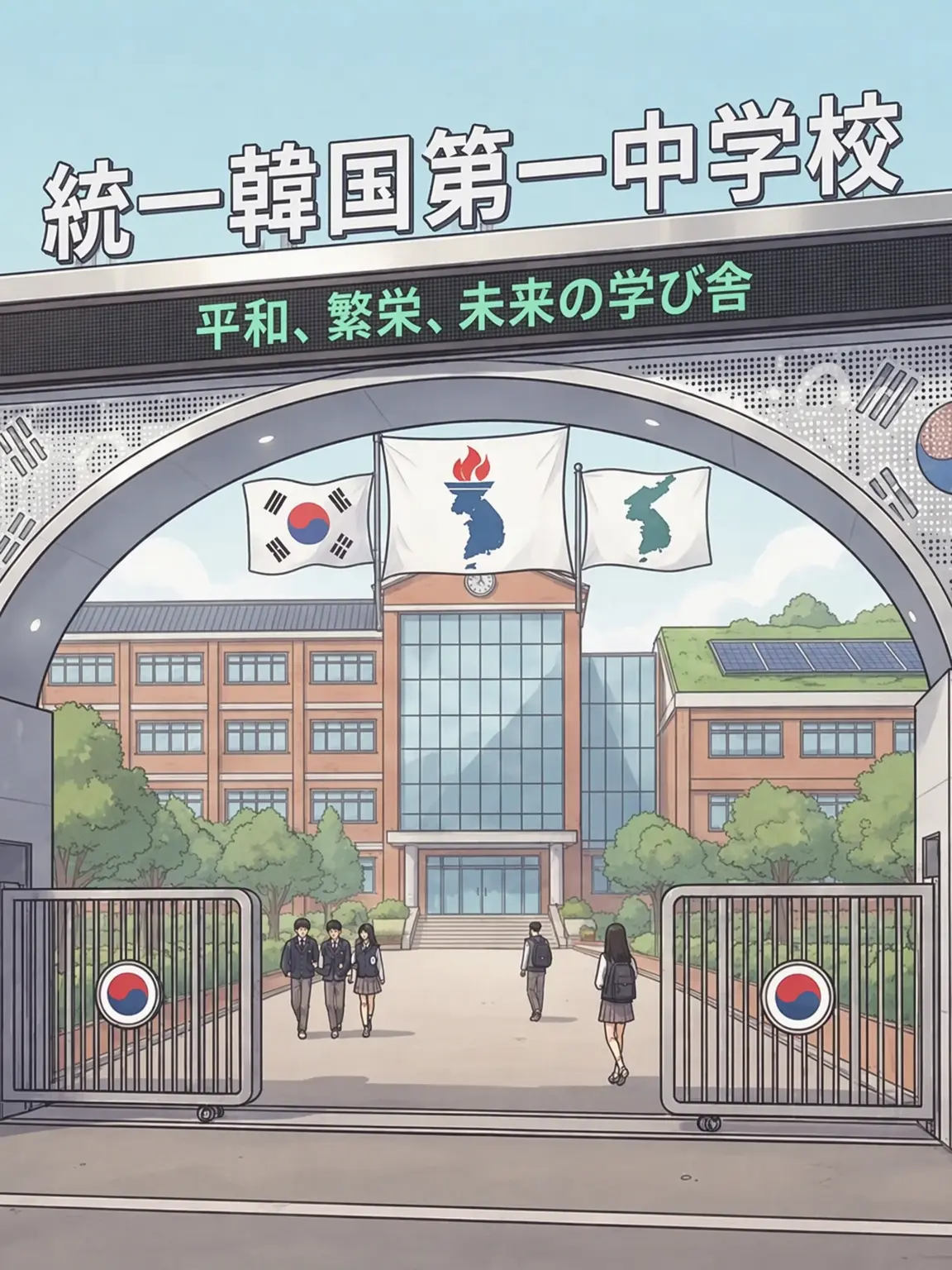 wew5431의 統一韓国第一中学校