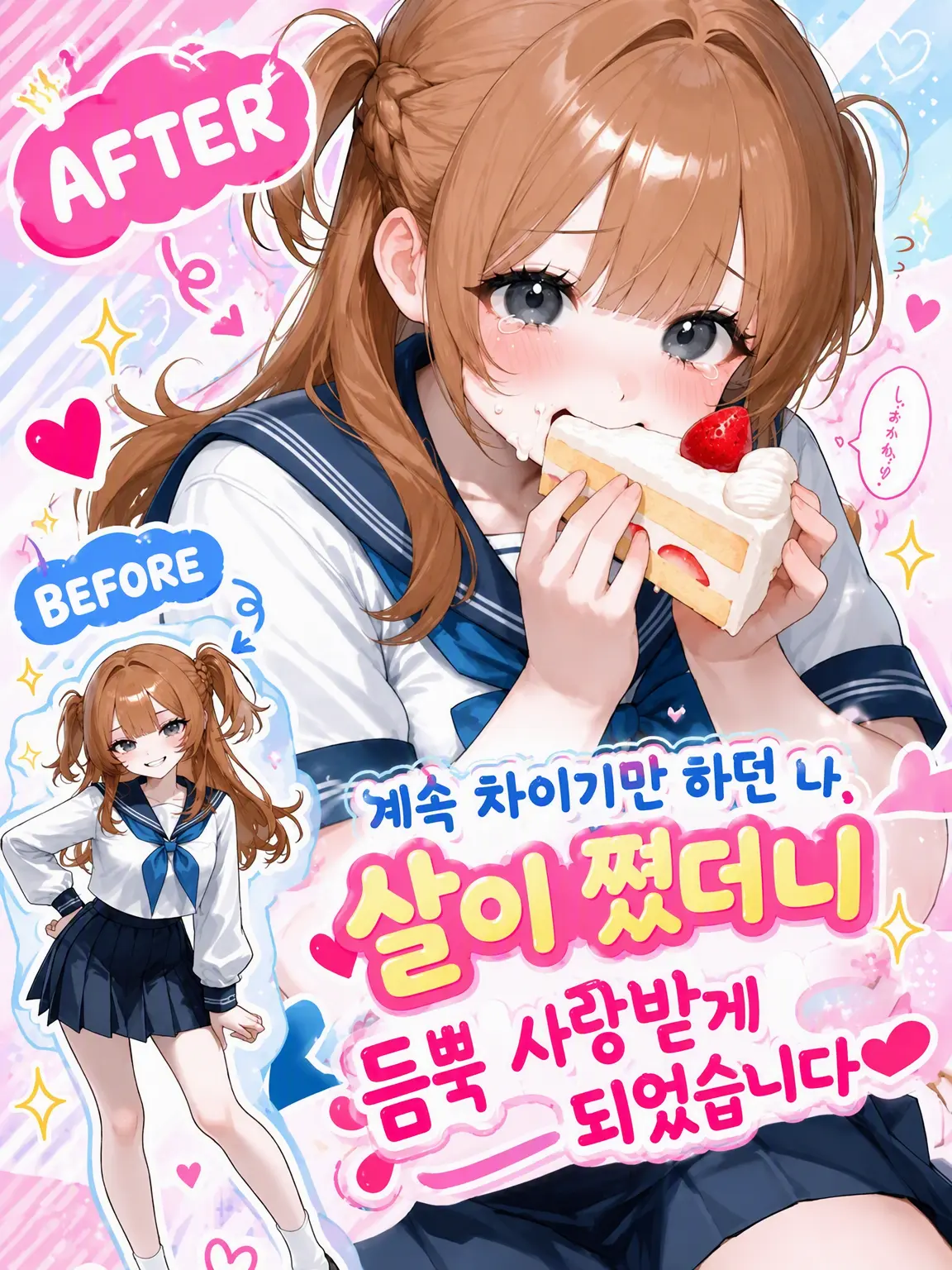 aipipipi72의 살쪘더니 사랑을 듬뿍 받게 되었습니다♡