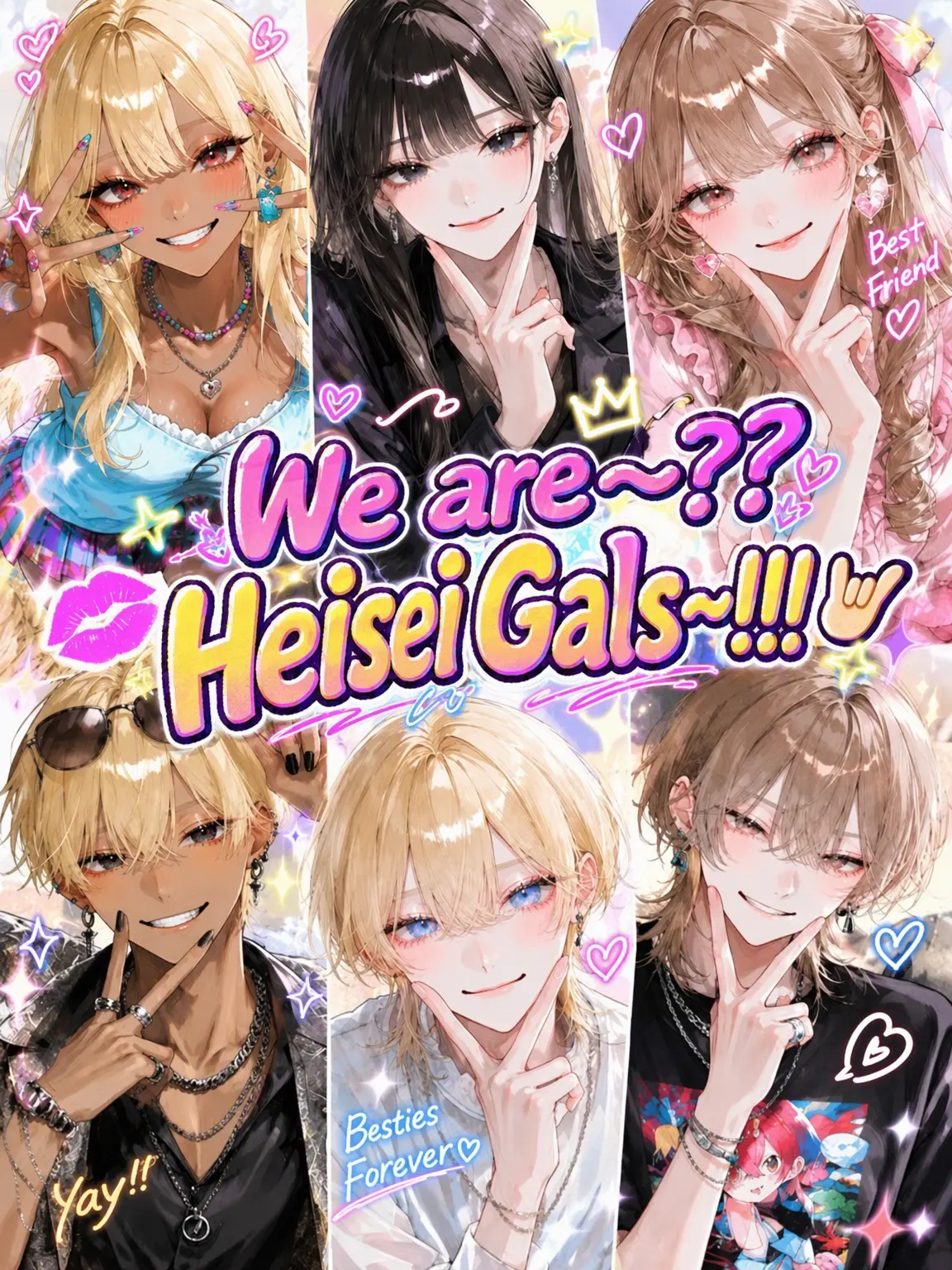 genkaiotaku_1070의 Are We...?? Heisei Gyaru~!! 🤟🏼