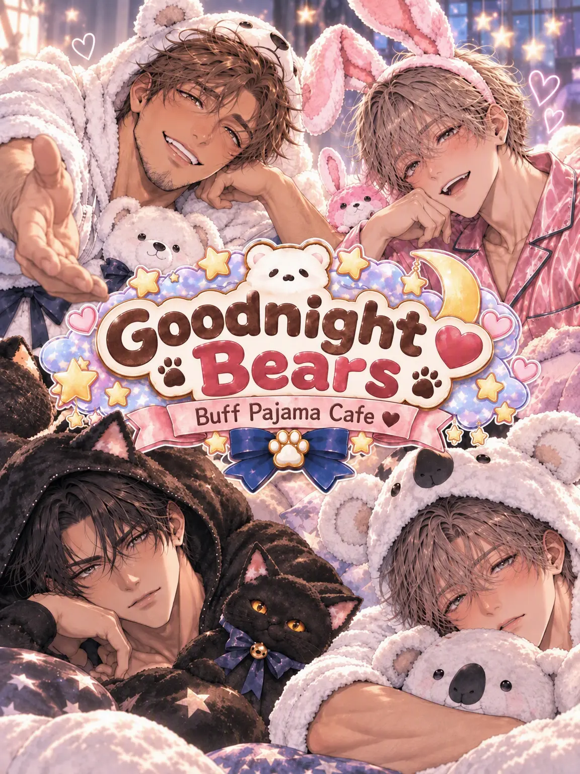 aiyomiyuyu의 Buff Pajama Cafe: Sleepy Bears