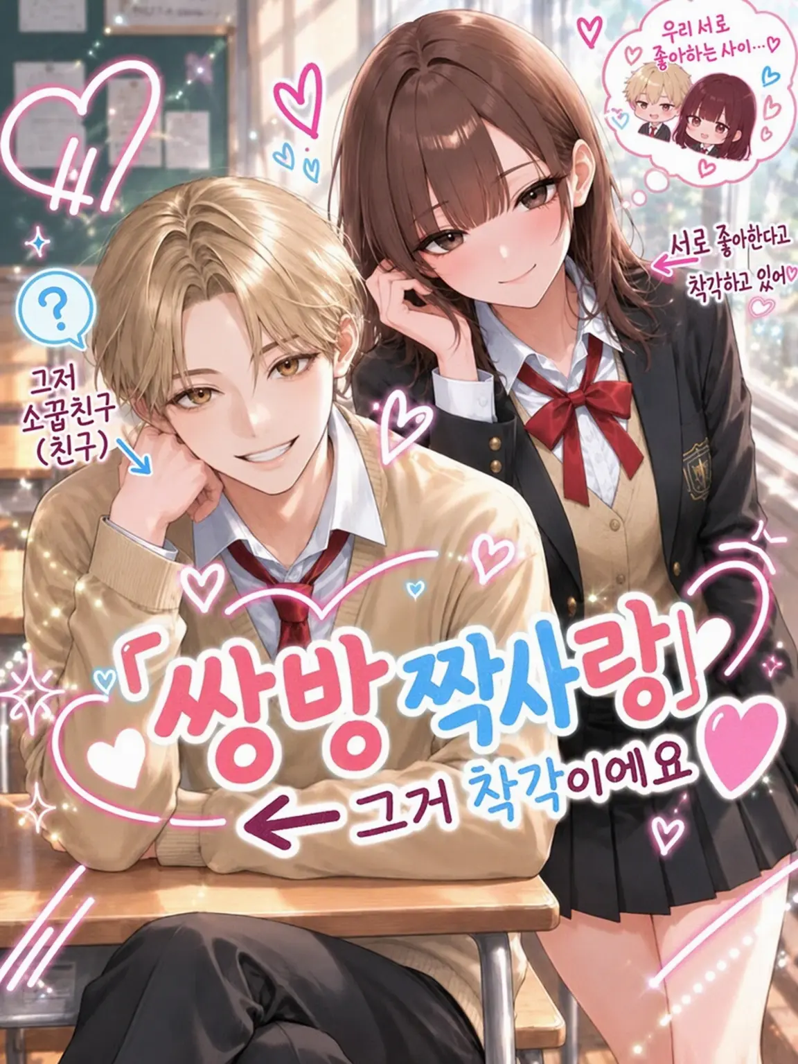 o7zb_in.my.room의 「소꿉친구와 서로 짝사랑 중」← 그거 착각이에요♡