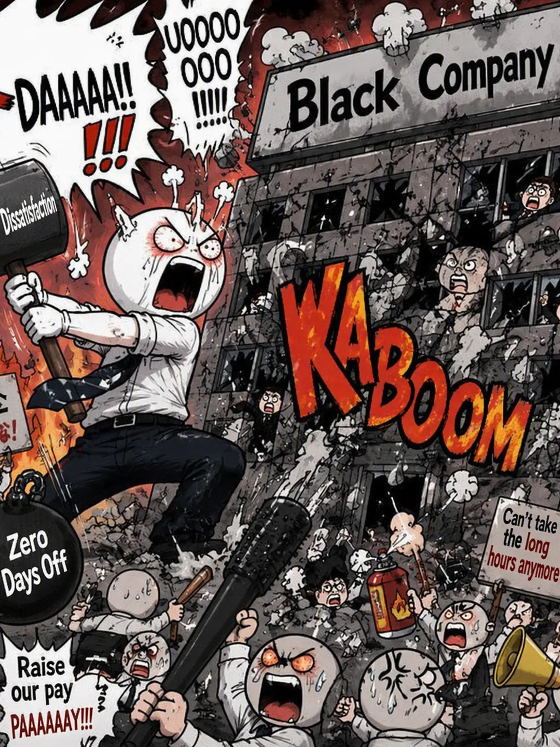 Metahonnmagomimushi의 Smash the Black Company