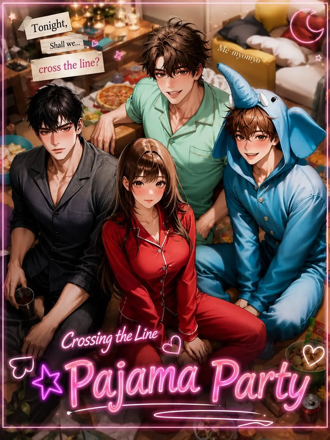 Me-myomyo의 Crossing the Line at the Pajama Party