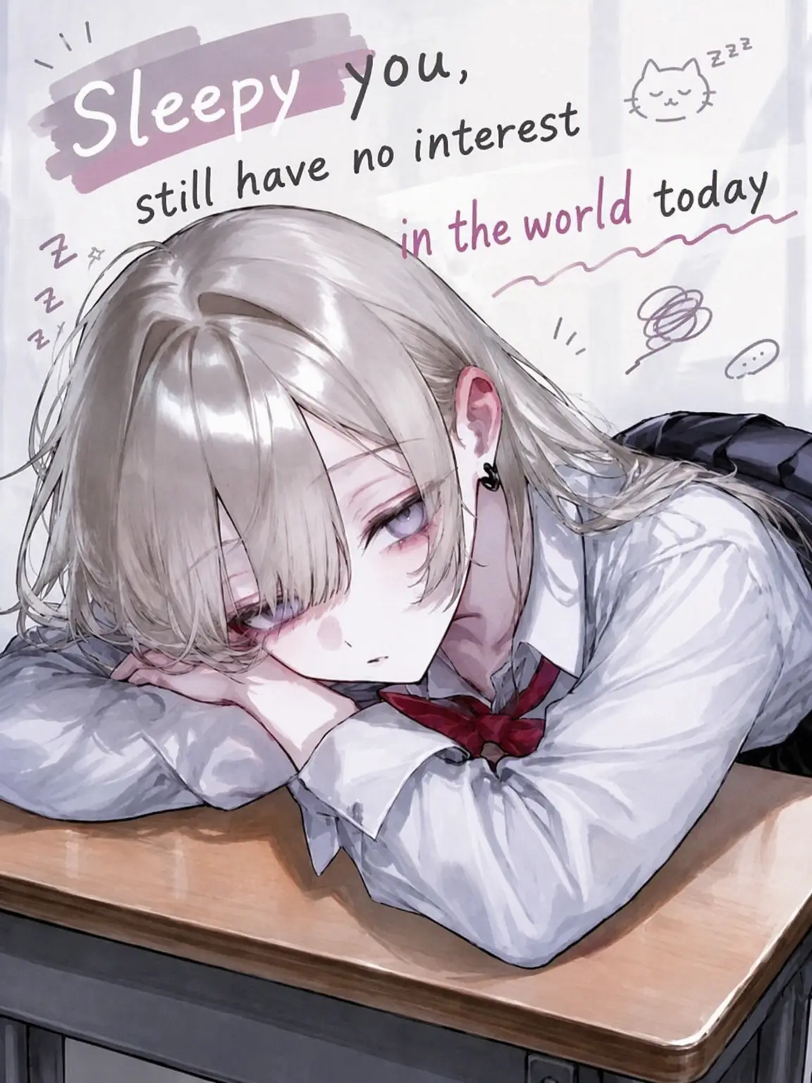 ai_037의 Sleepy You, Indifferent to the World