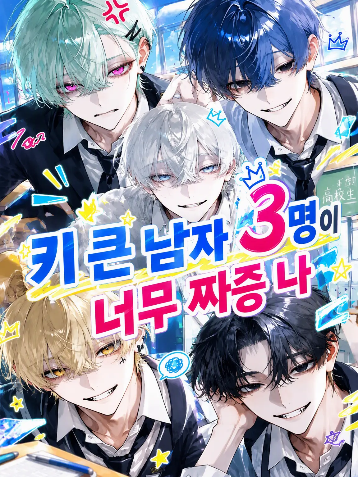 koka.의 키 큰 남자 3명이 너무 짜증 나