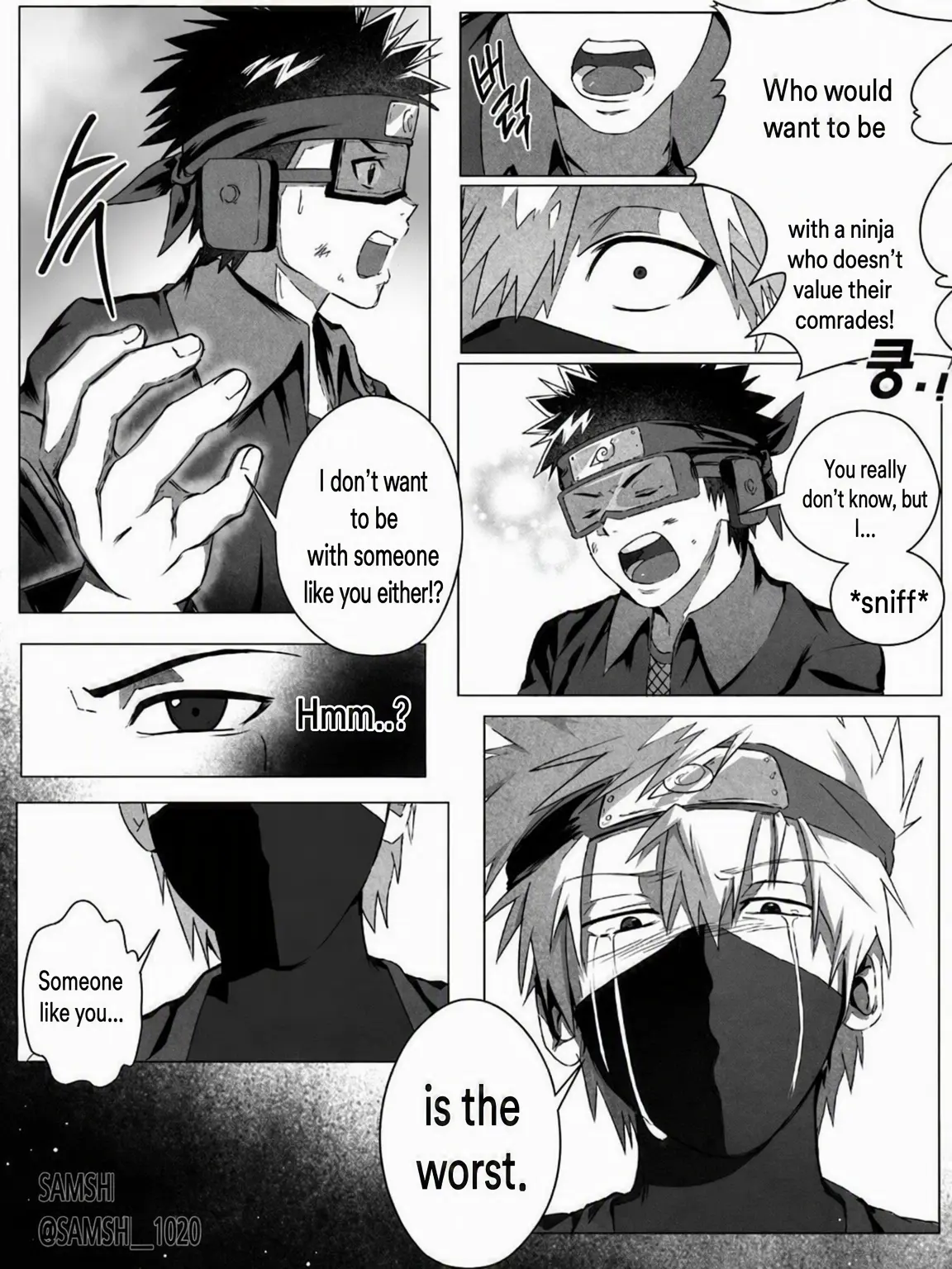StrictPrice8757의 Kakashi Crying at Obito's Words