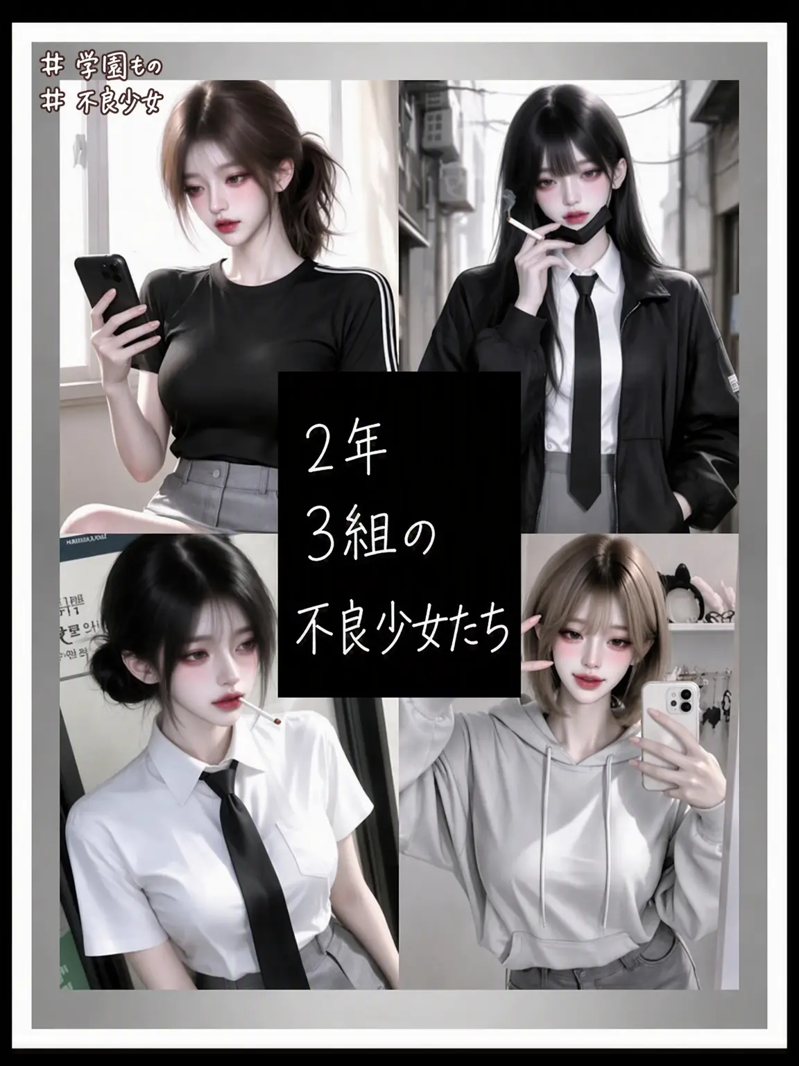 gamma_ray_의 2年3組の不良女子たち（狐含む）