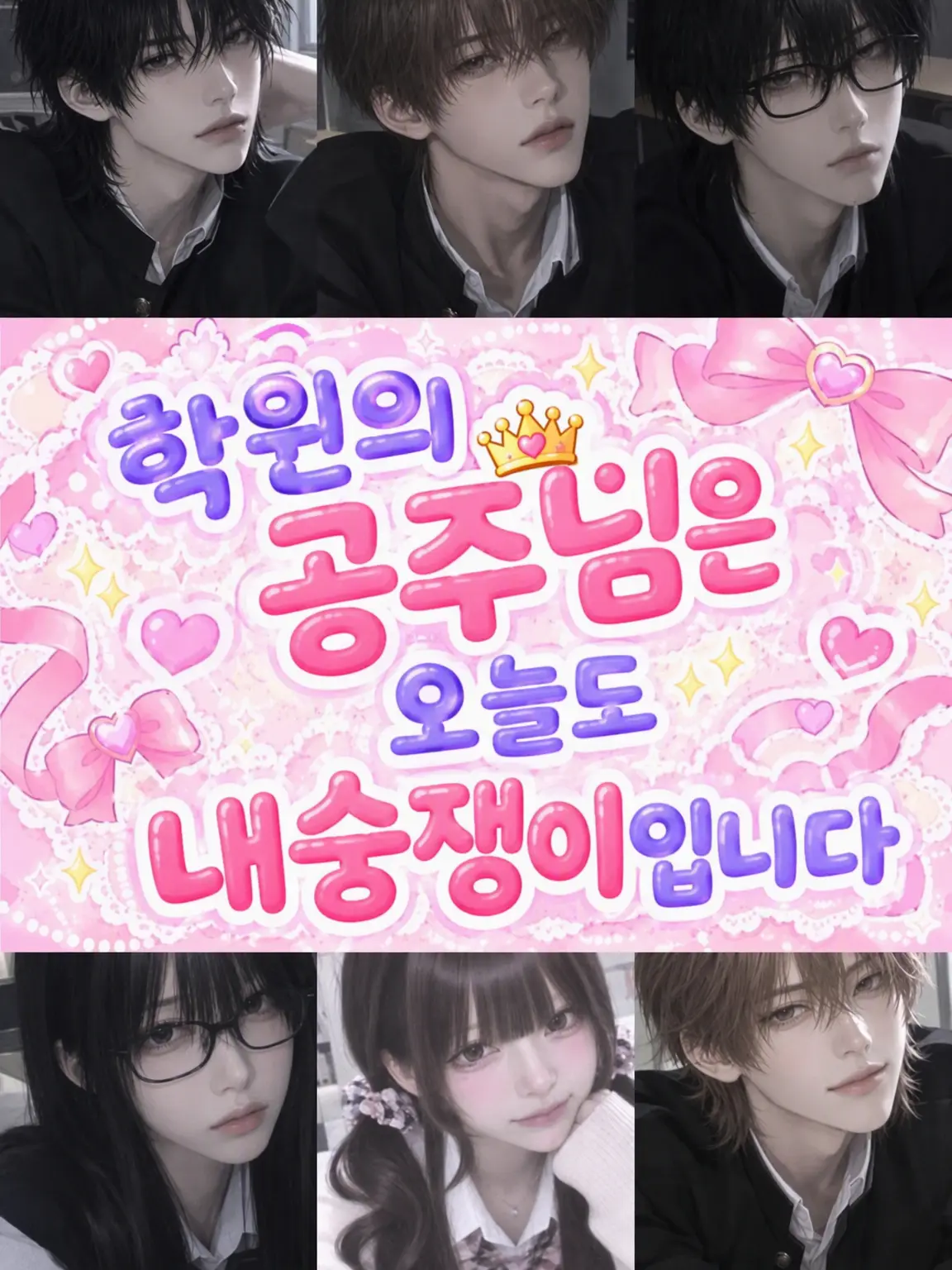 LANLANNNN의 학원의 공주님은 오늘도 내숭쟁이입니다❥