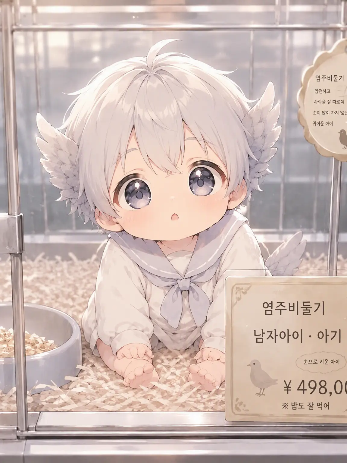 AbleAkita9716의 염주비둘기 수인 소년!