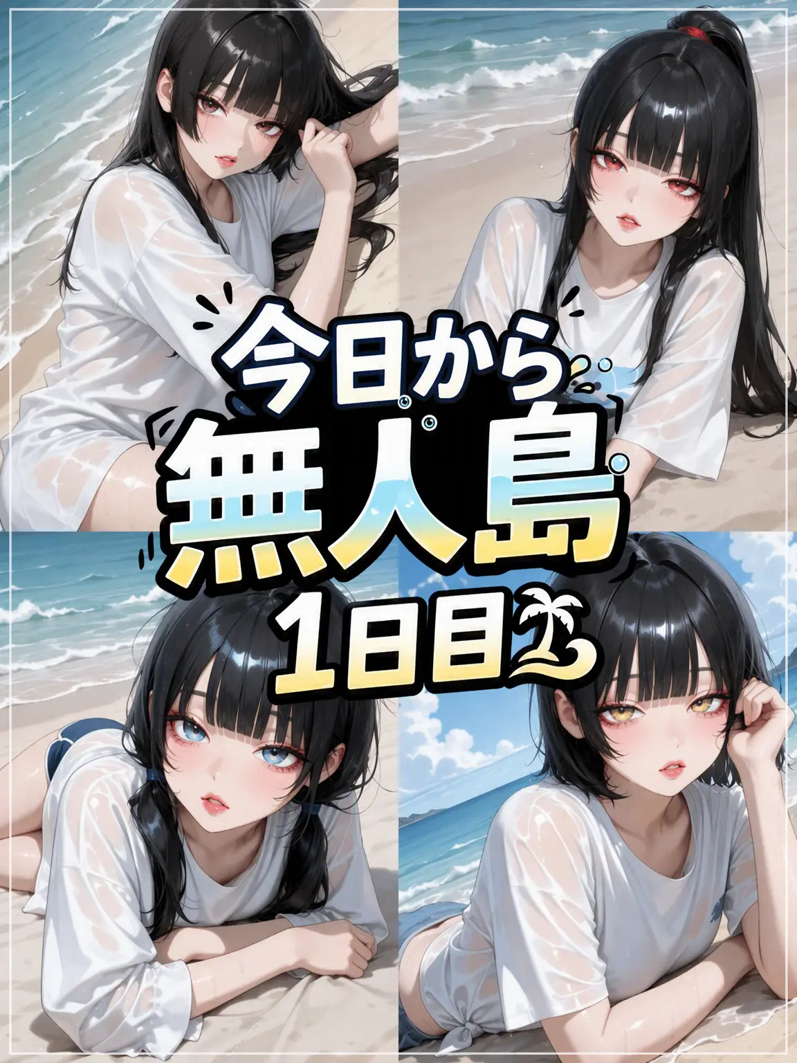 Foxtail011의 無人島で4人の女と生き残る