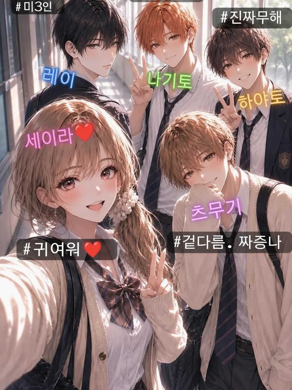 1234123412341234의 절친과 1군 여학생, 시작했습니다
