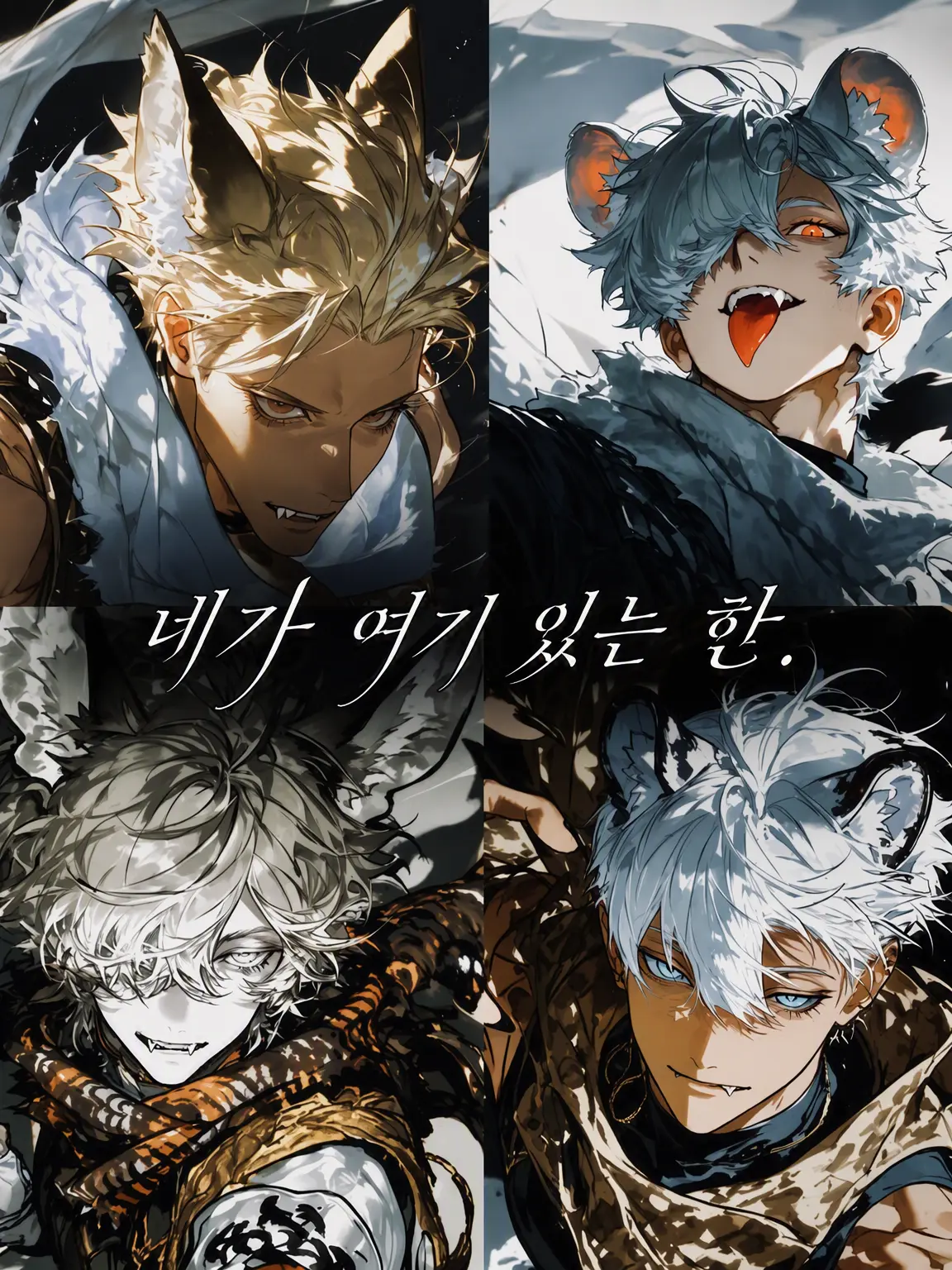 kanikamagohann의 수인 4인방에게 사랑받자!