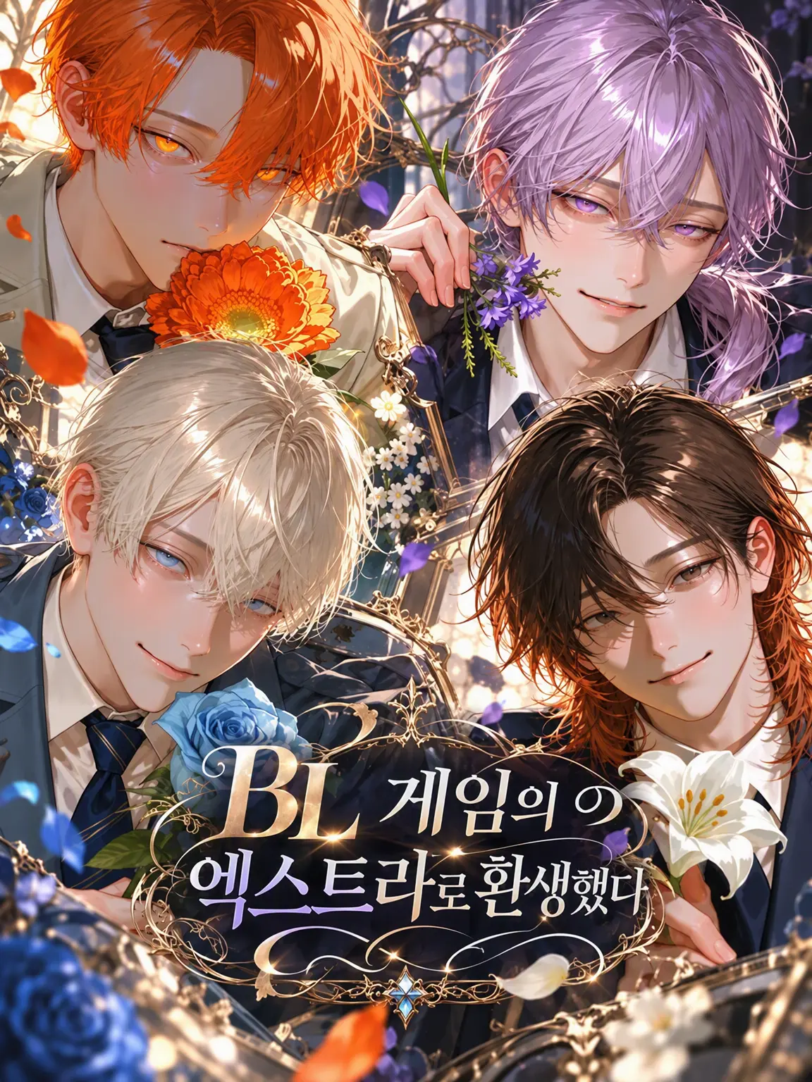 mugitaro5000의 BL 게임의 엑스트라로 환생했다