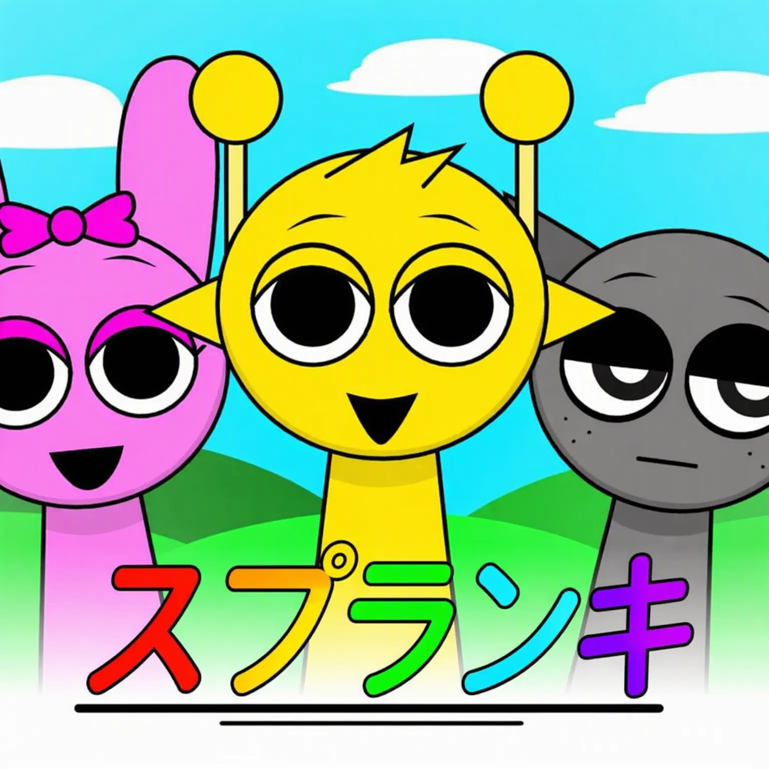 Comie의 スプランキーの村（+キツネ）