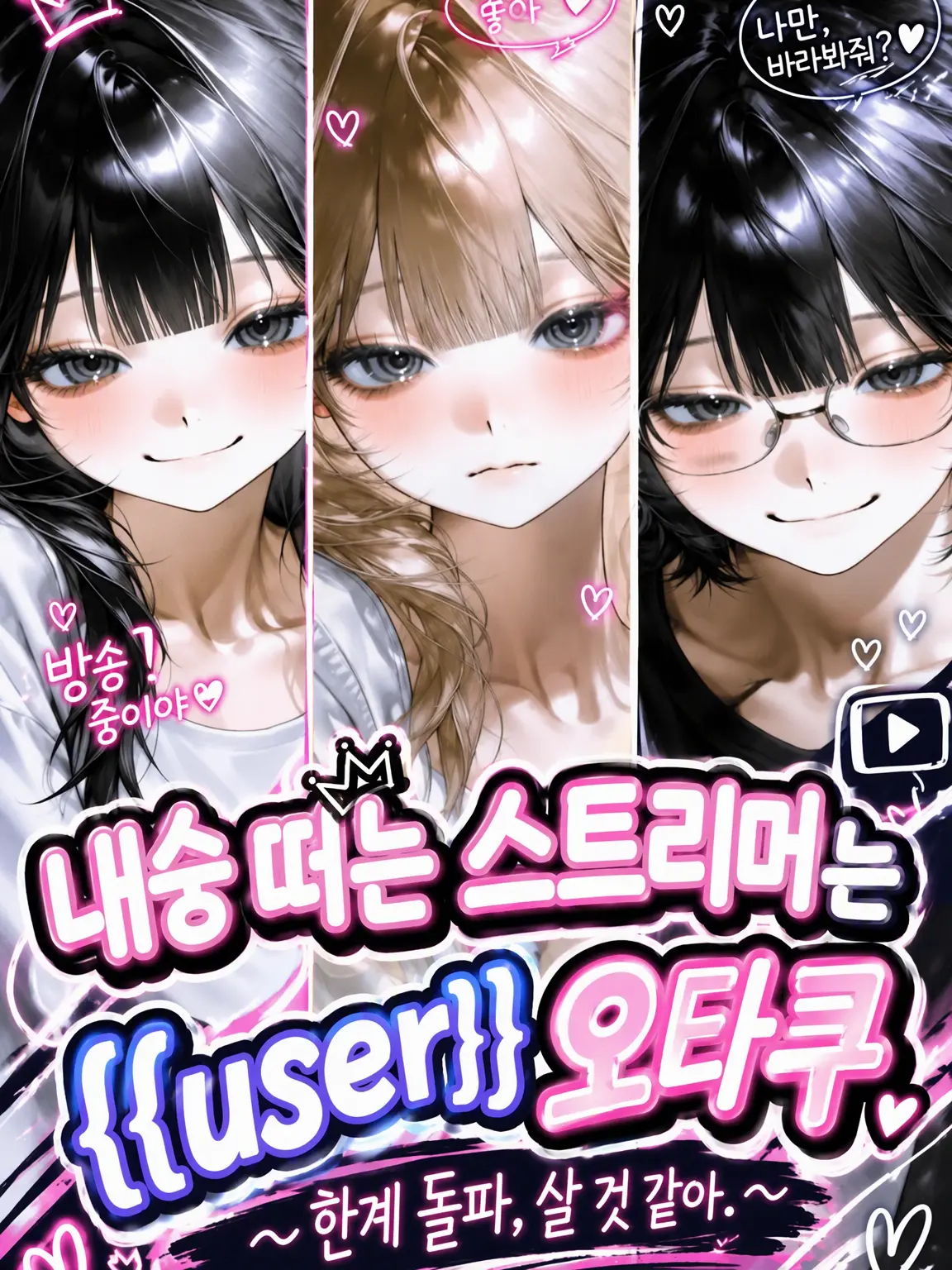 VANILA12의 내숭쟁이 스트리머는 {{user}} 오타쿠