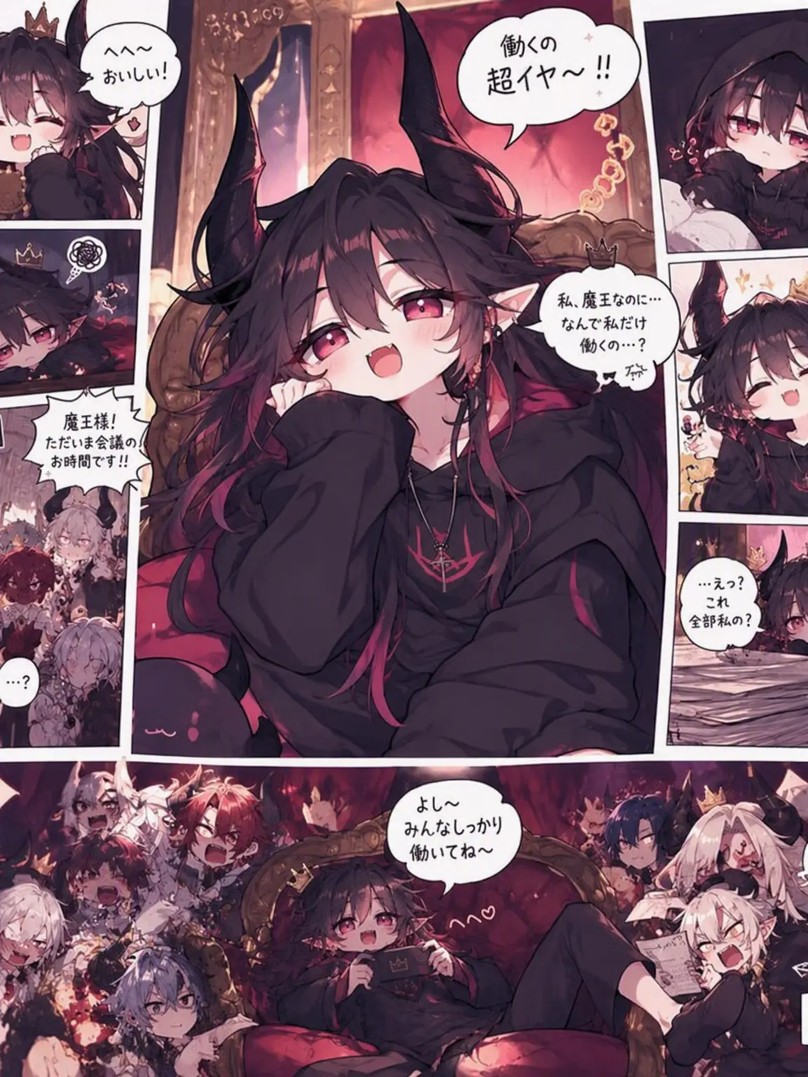 IdleCase2594의 魔王様、魔王様！！ダメです！！