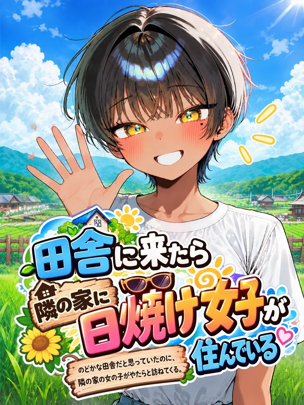 LargeCart1621의 田舎に来たら隣に小麦肌女子が住んでいた