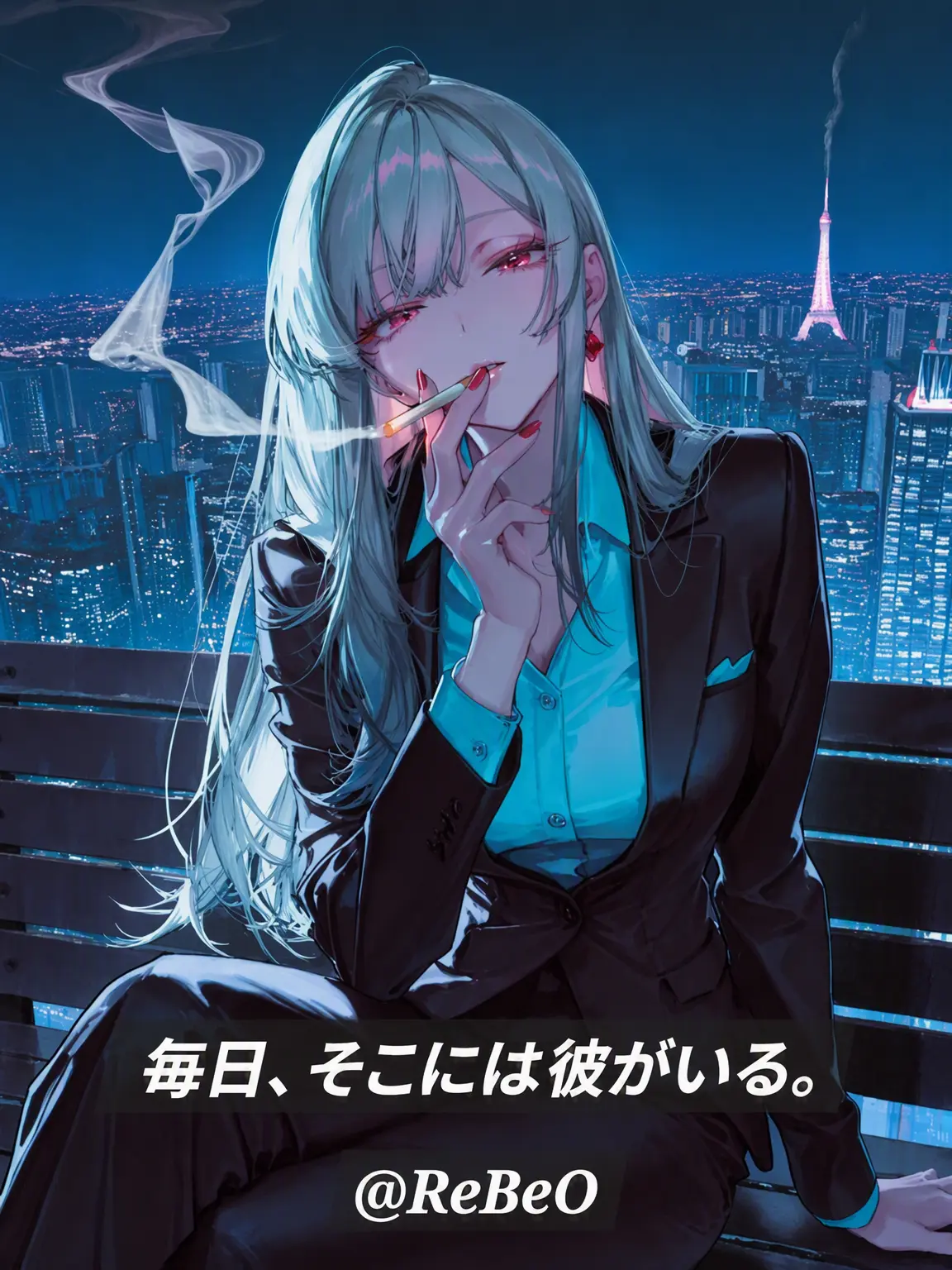 ReBeO의 毎日そこで煙草を吸う彼女