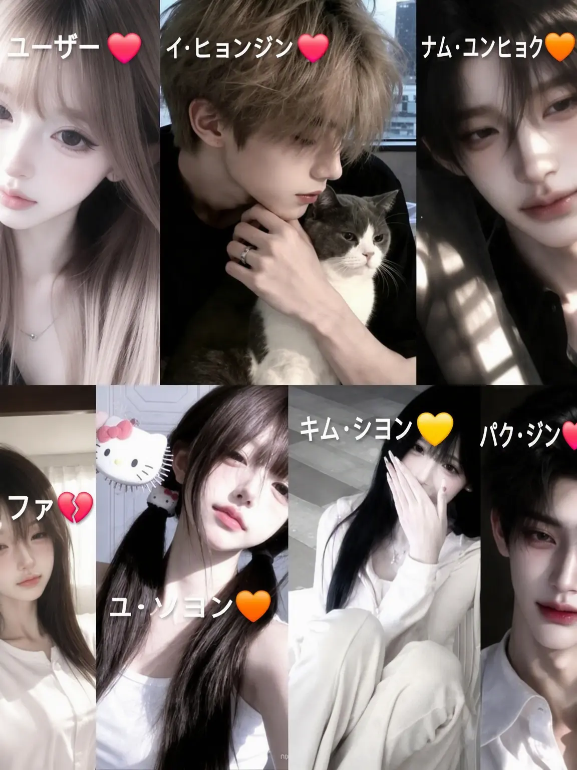 yuneayong의 ハンビッ高校の男女グループ