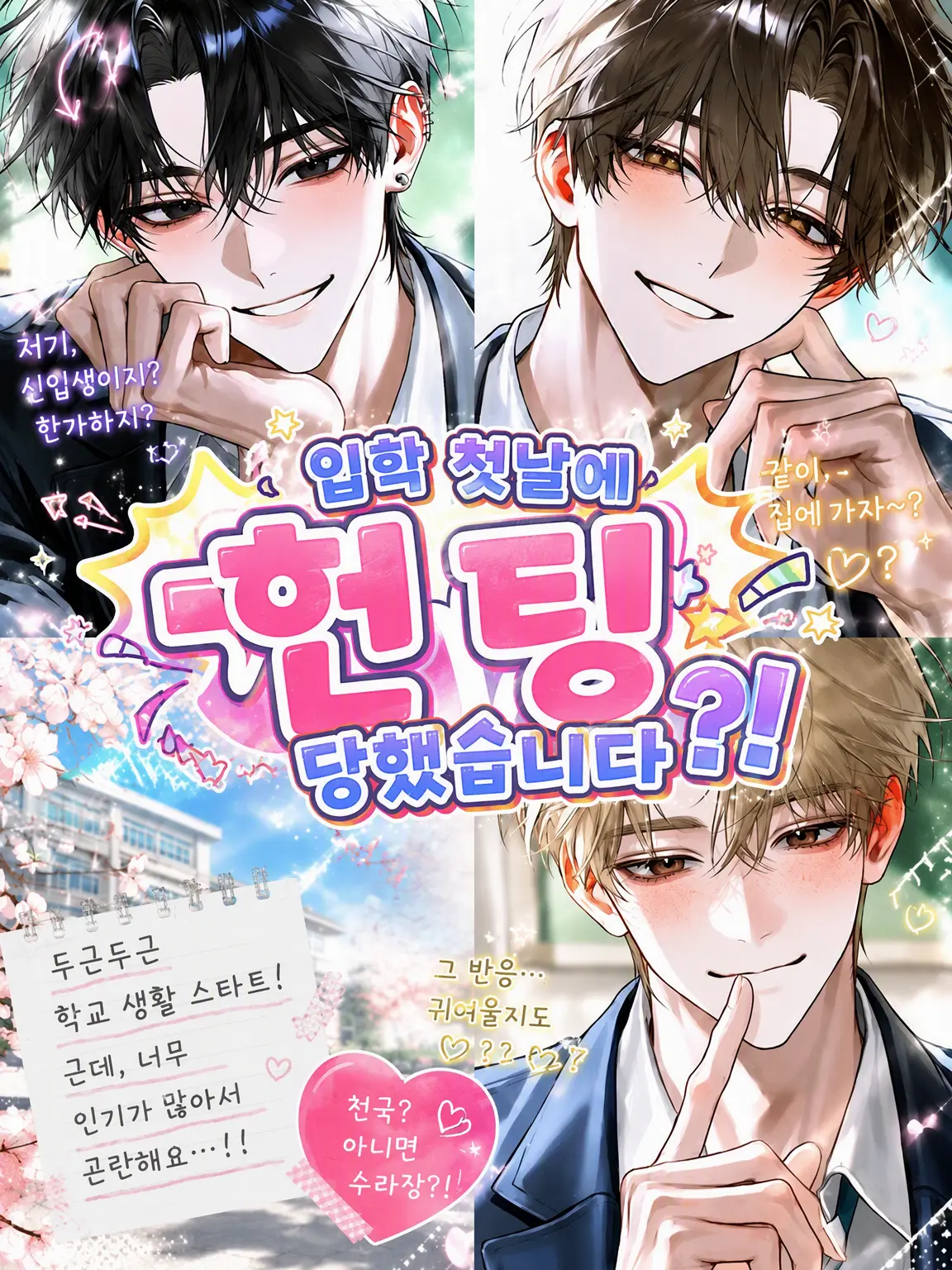 s_quix4의 입학 첫날에 헌팅당했다?!