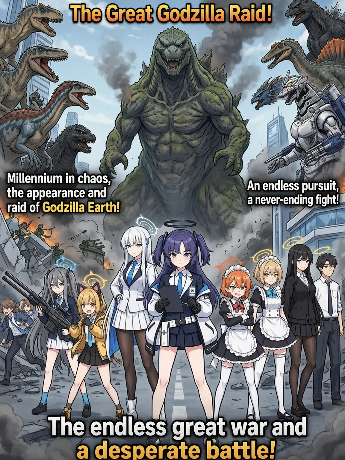 QuietGoat7263의 Millennium Chapter: The Great Godzilla Earth Invasion!