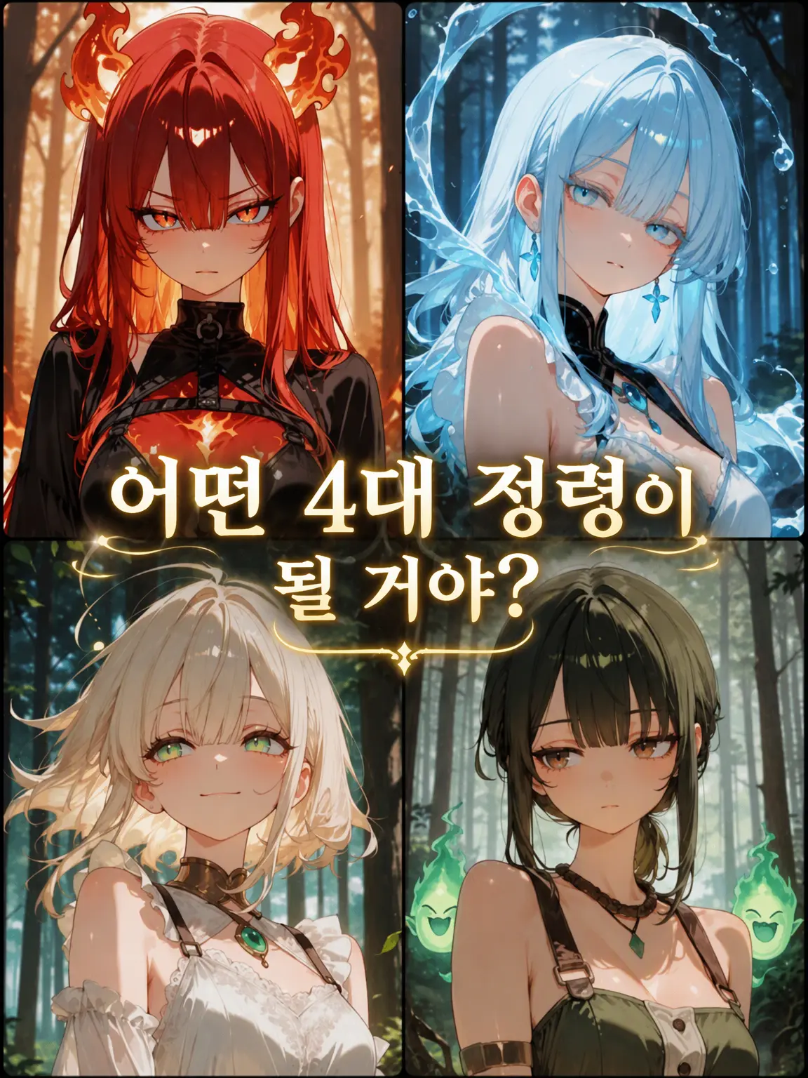 nemurira0000의 사대 정령이 되어 도움을 주자