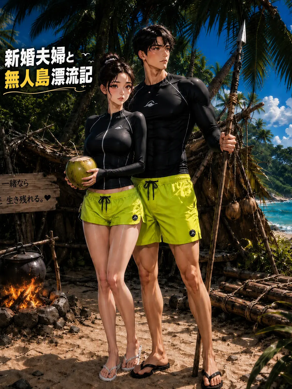 BGT의 新婚夫婦の無人島漂流記