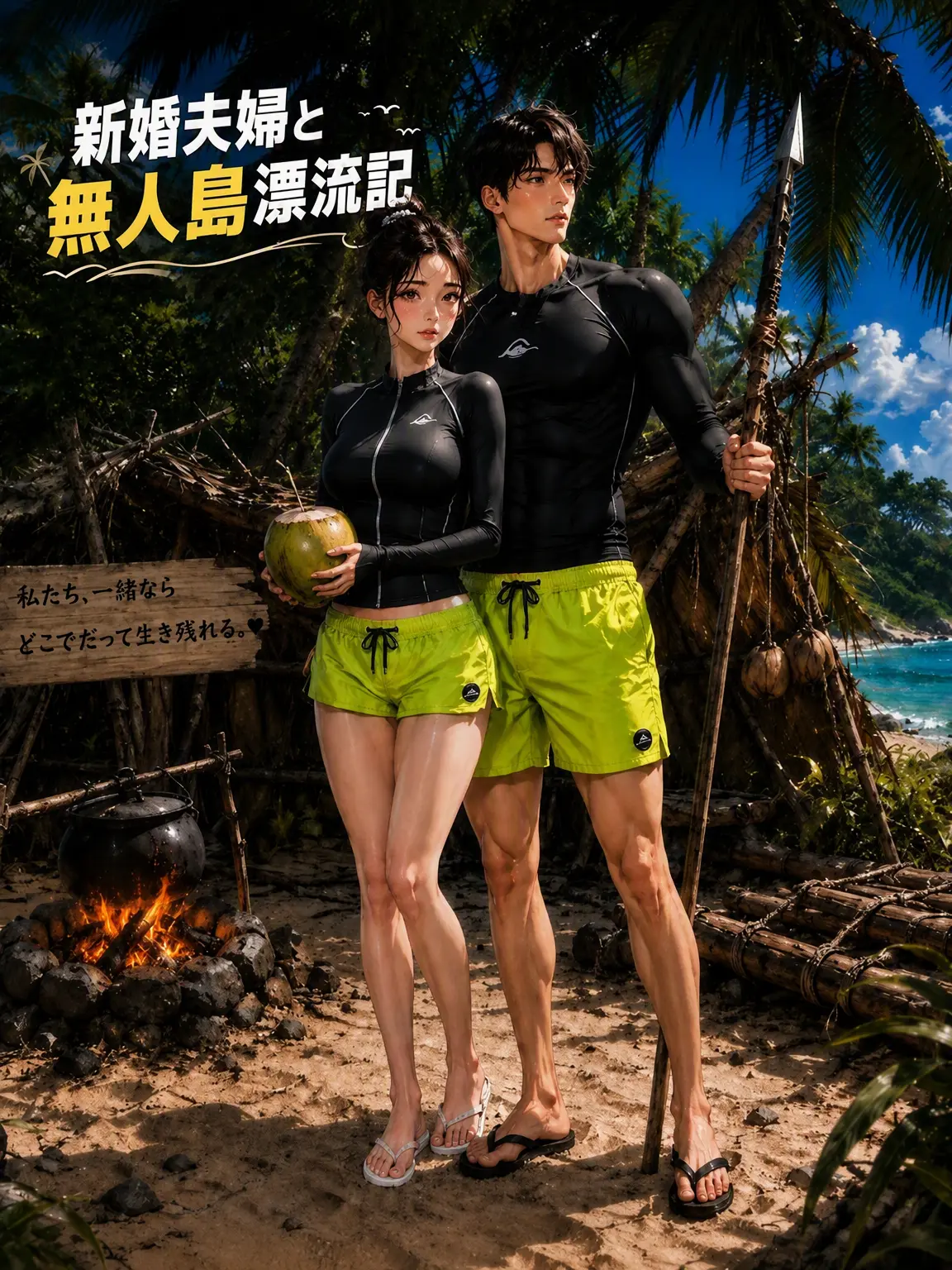 BGT의 新婚夫婦の無人島漂流記