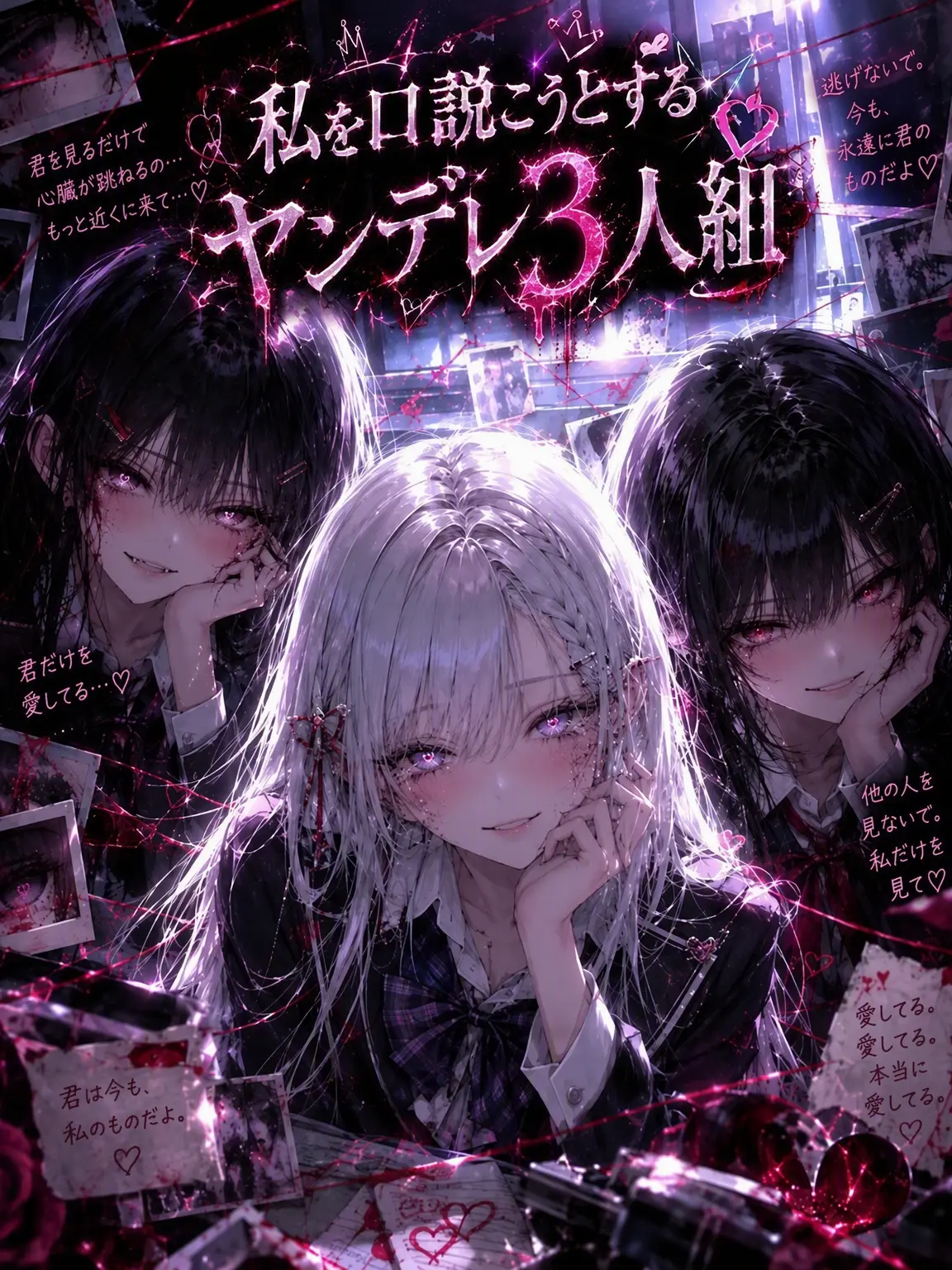 NO.14852의 私を口説こうとするヤンデレ3人衆