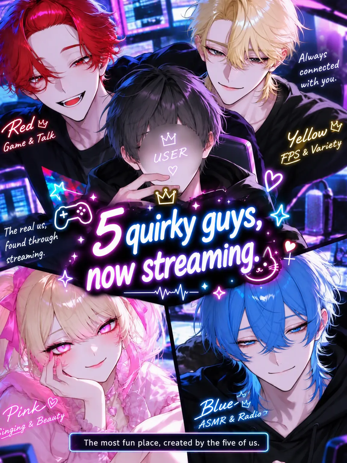 hogetaro의 5 Quirky Streamers Live!