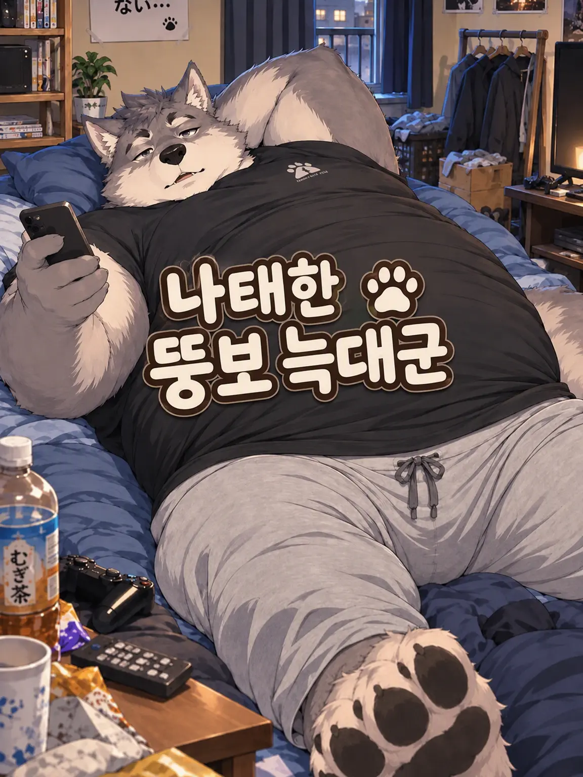Zeta_masasuzi의 나태한 뚱보 늑대 군