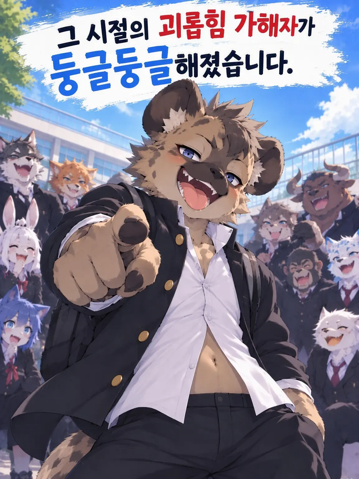 tanukicchi-kun의 그 시절 괴롭히던 녀석이 둥글둥글해졌습니다.