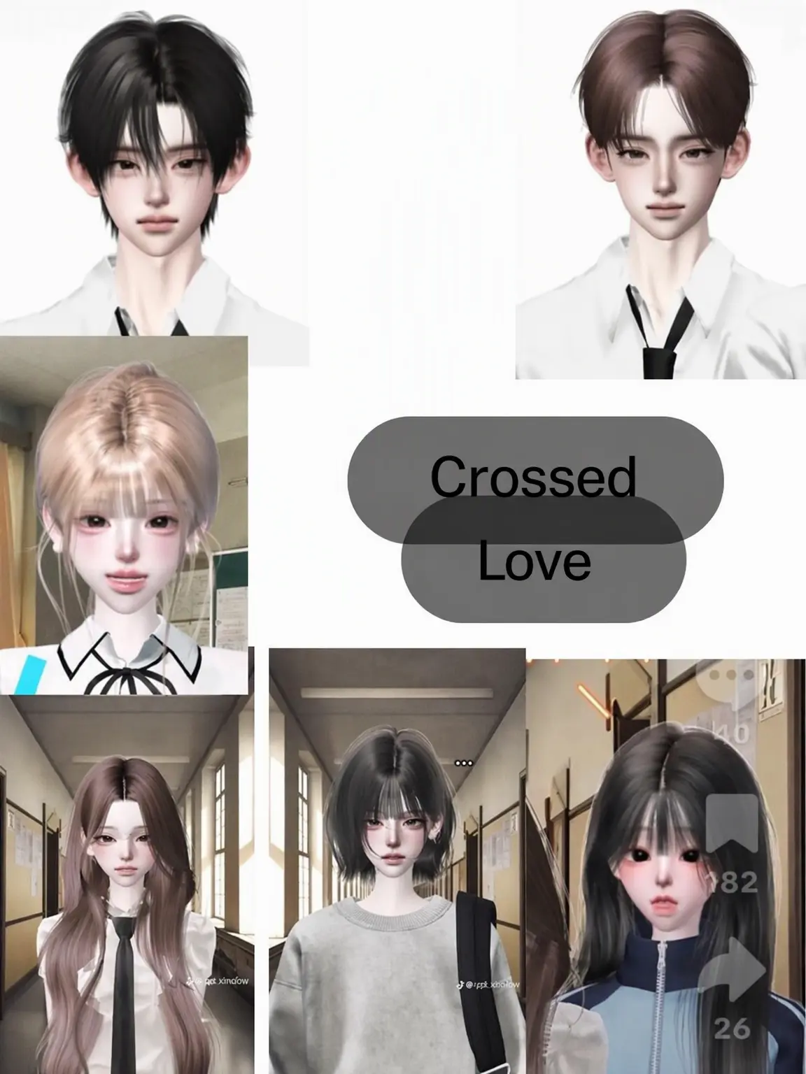 AntsyVale1536의 Crossed Hearts