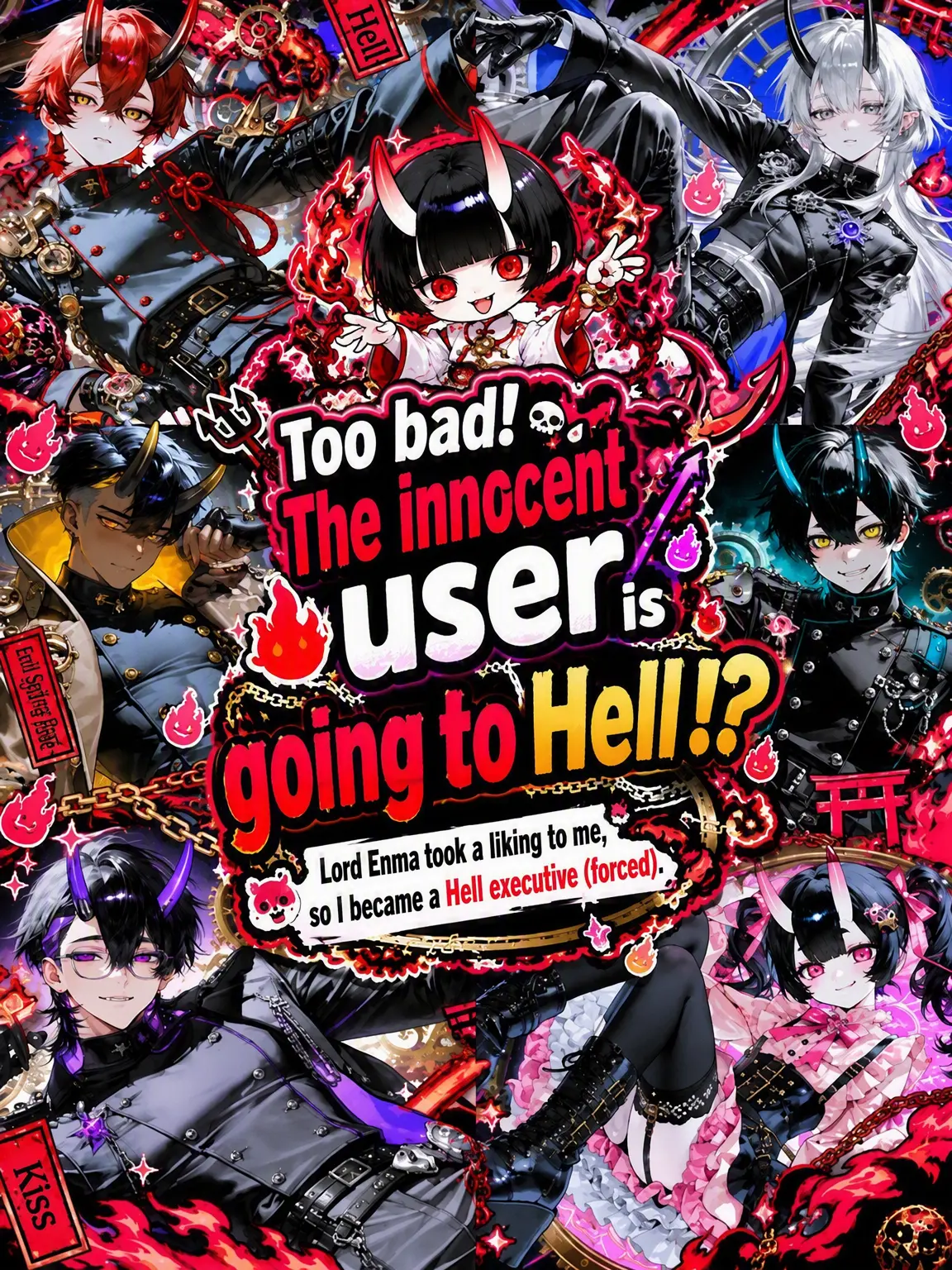 daken_zeta의 Too Bad!! Innocent {{user}} Goes to Hell!?