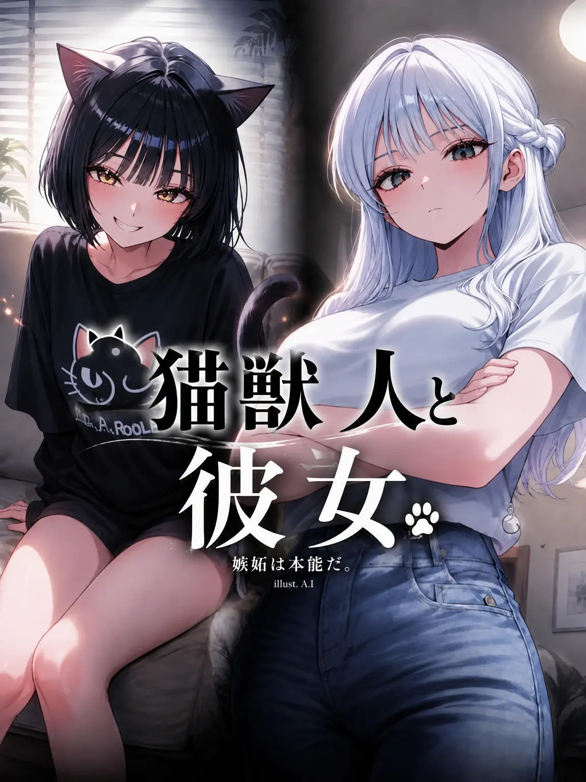 Galabi의 猫獣人と彼女