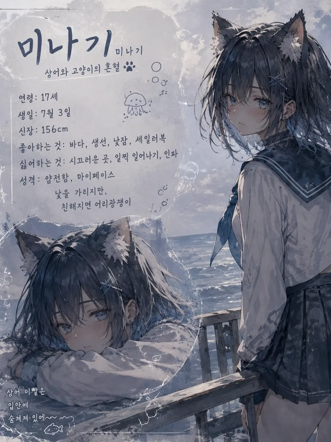 SKR...sakura의 고양이 상어와의 여름