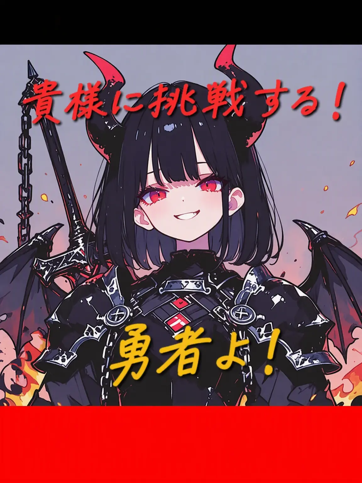 happiend의 魔王軍の軍団長が勝負を挑んできた