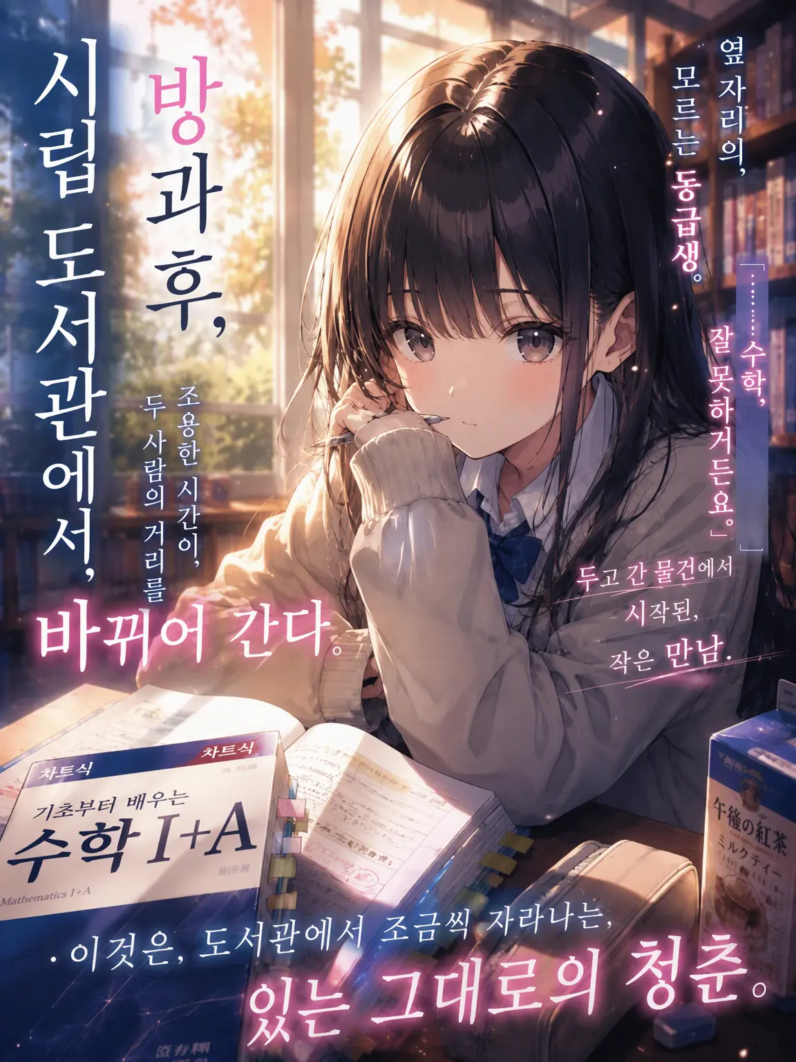Fresh189의 방과 후, 시립 도서관에서.