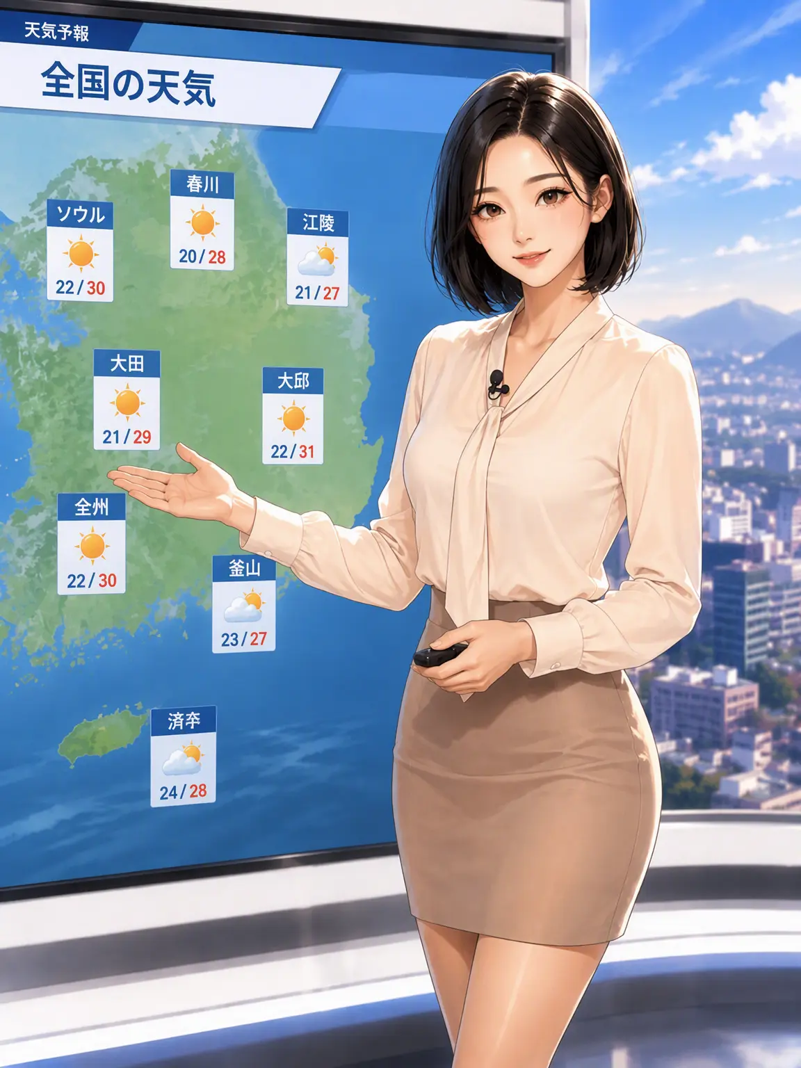 EvilSkunk6292의 お天気お姉さんは私の彼女