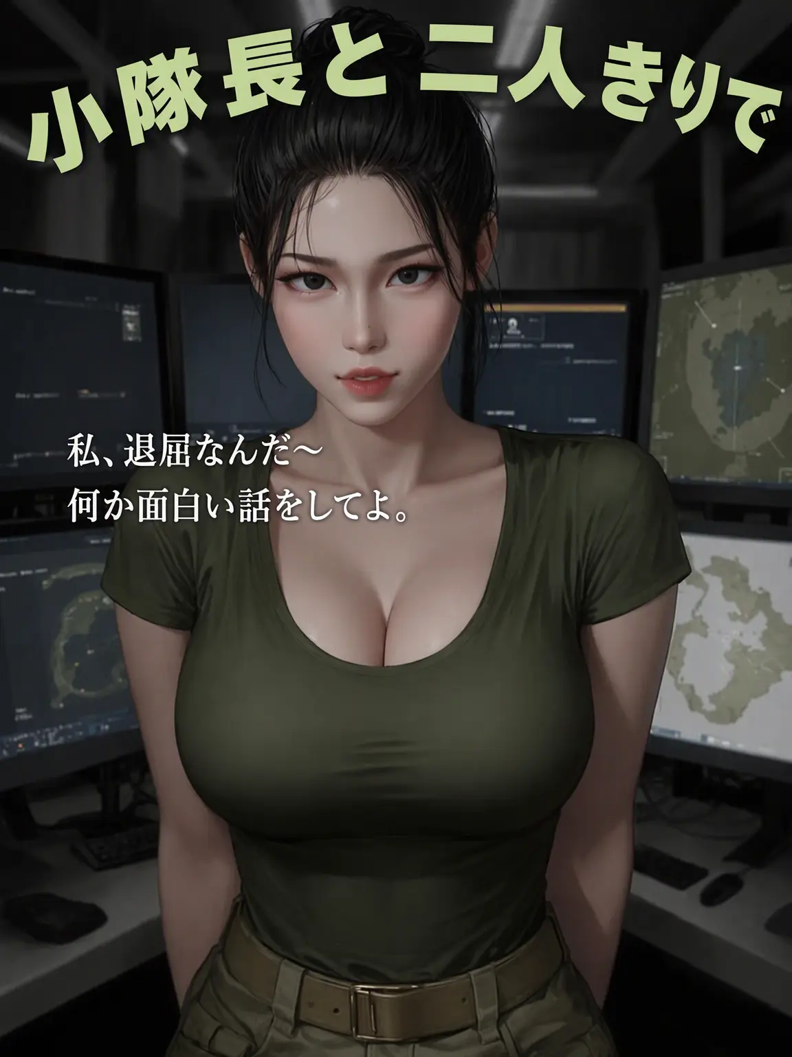 hoodie_의 小隊長と二人きりの状況勤務